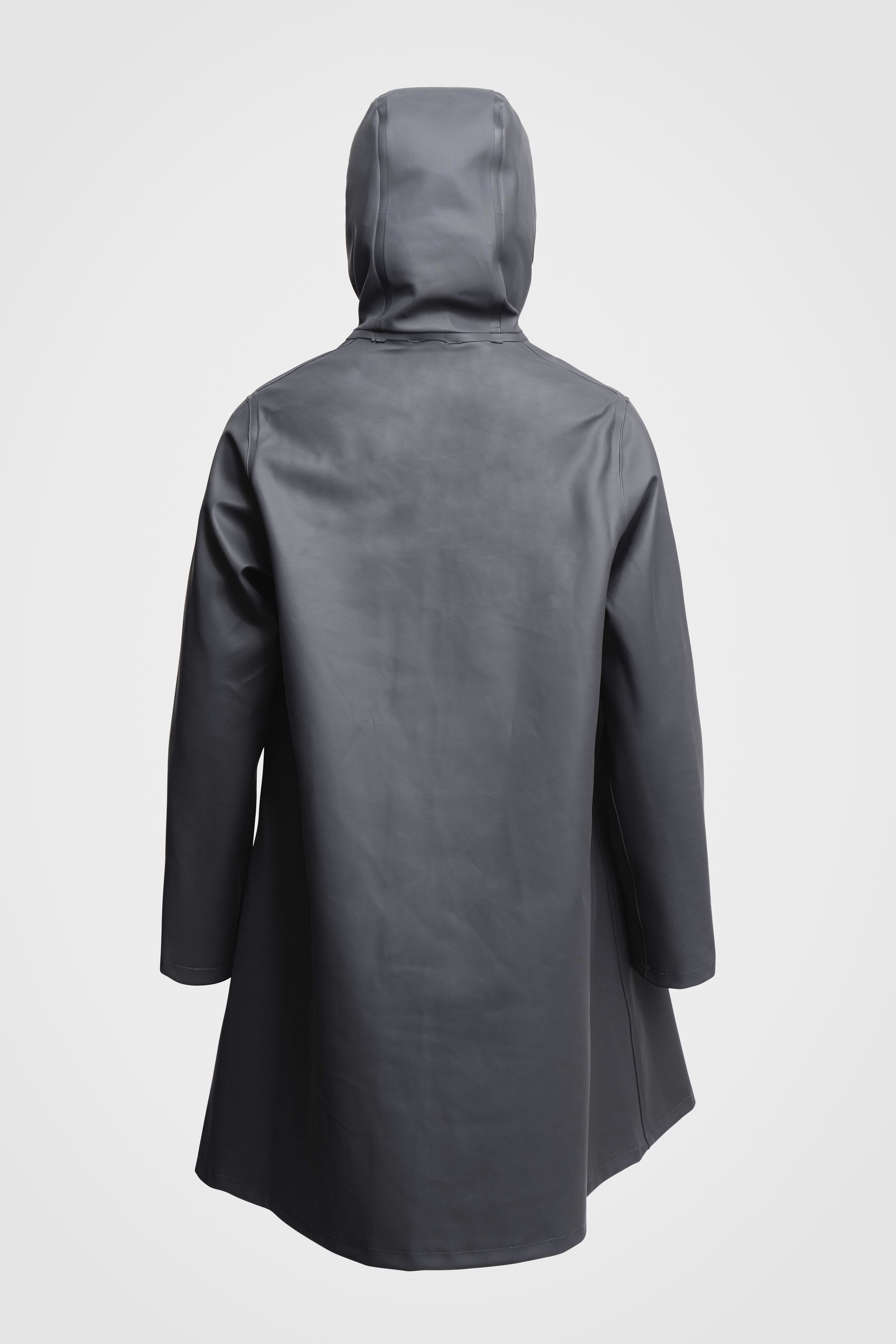 stutterheim mosebacke raincoat charcoal women jackets raincoats