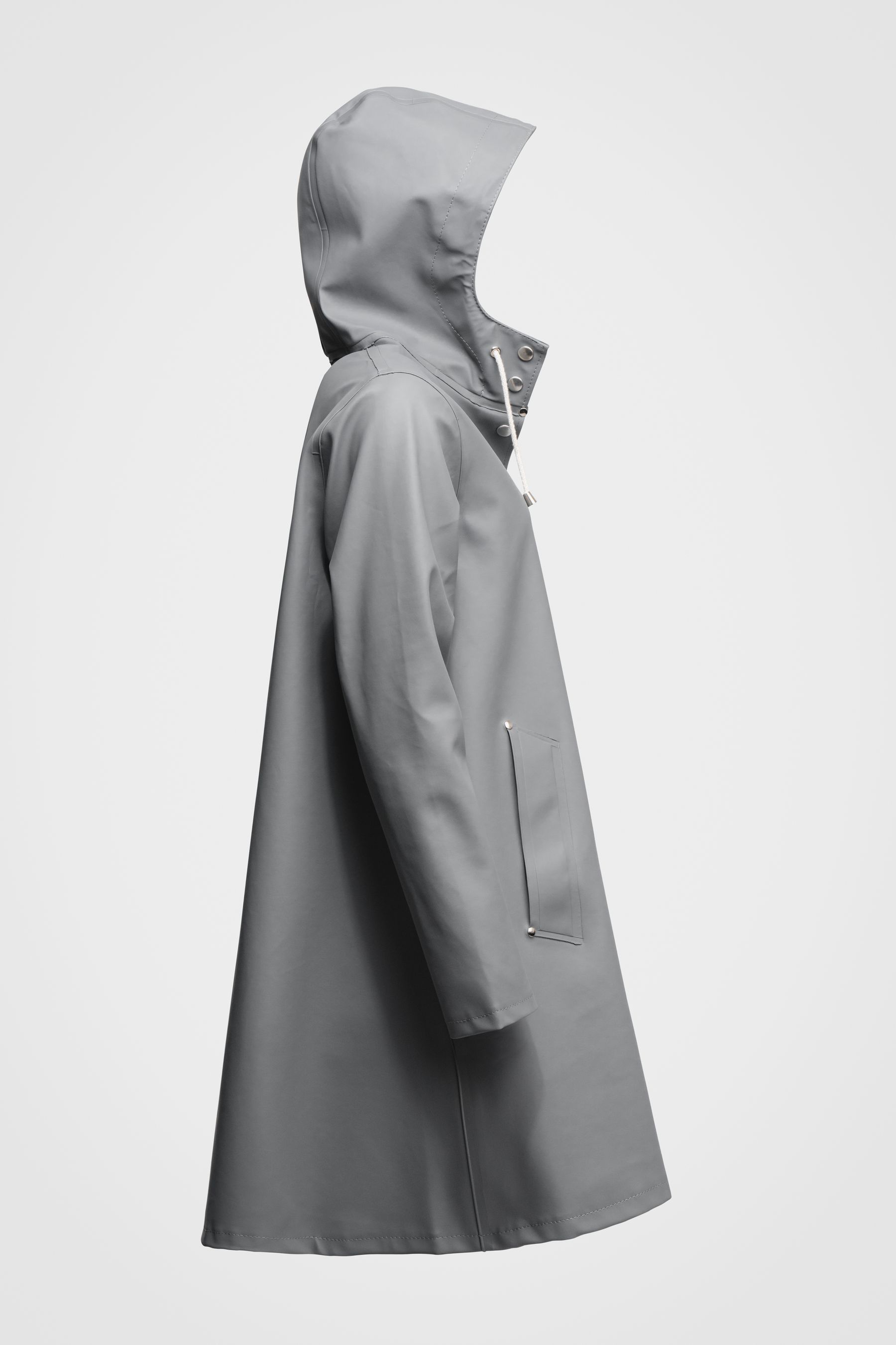 stutterheim mosebacke raincoat grey women jackets raincoats