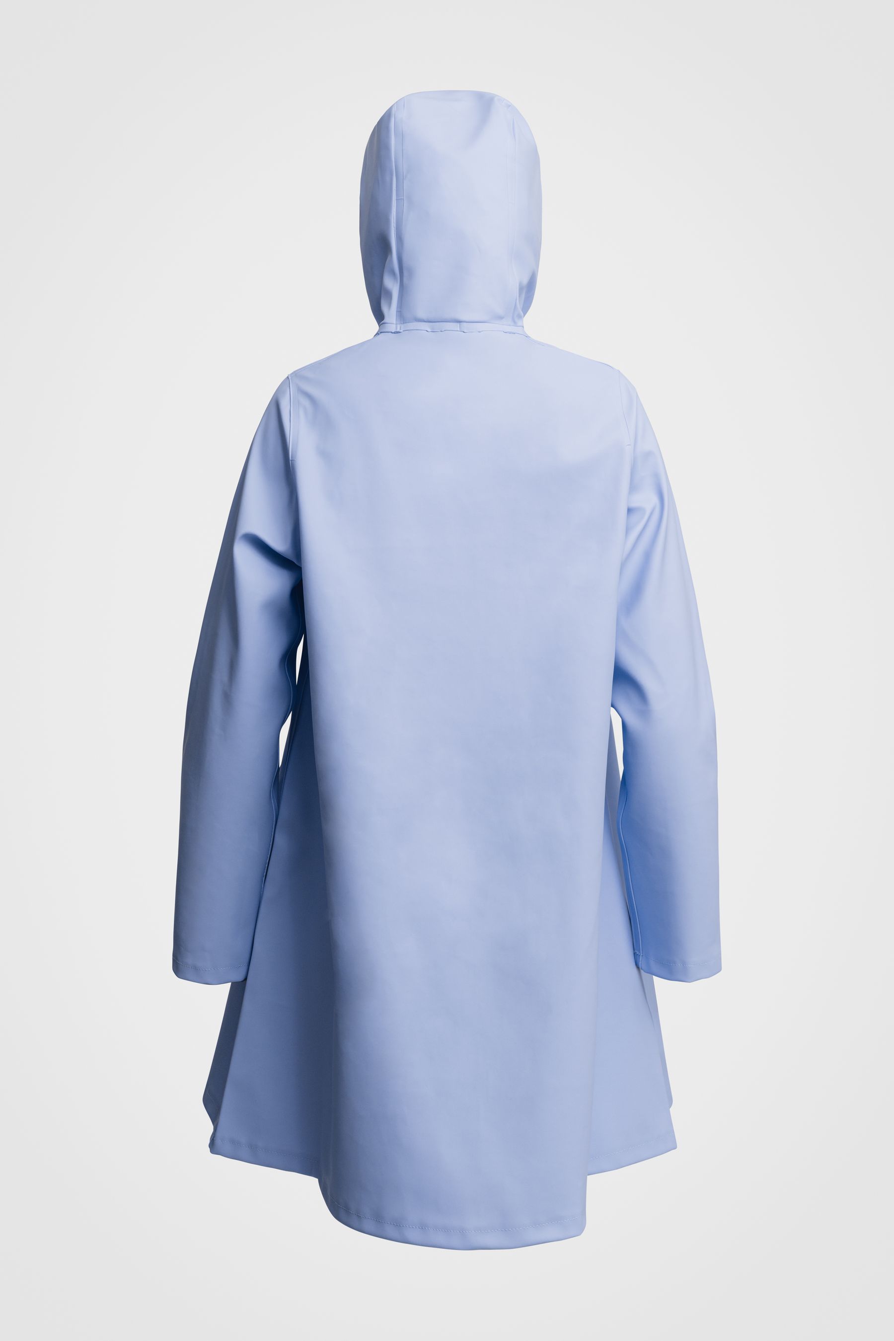 stutterheim mosebacke raincoat light blue women jackets raincoats
