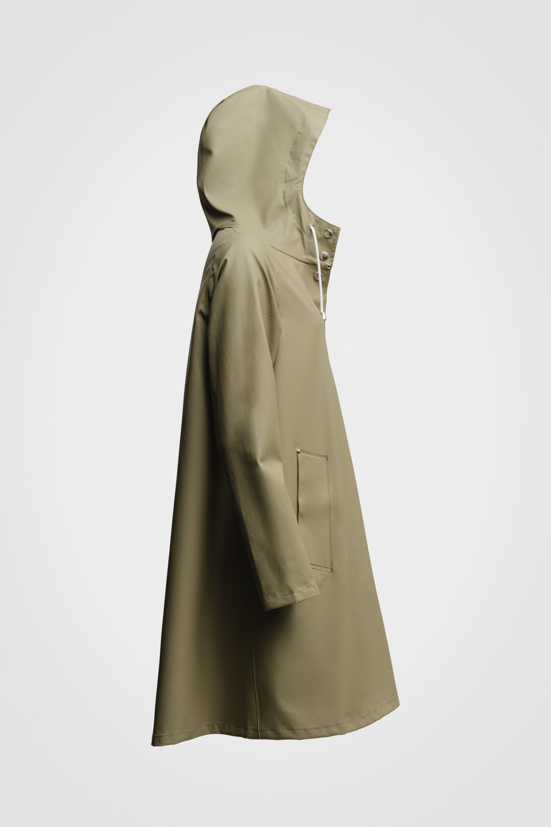 stutterheim mosebacke lightweight raincoat aloe women jackets raincoats