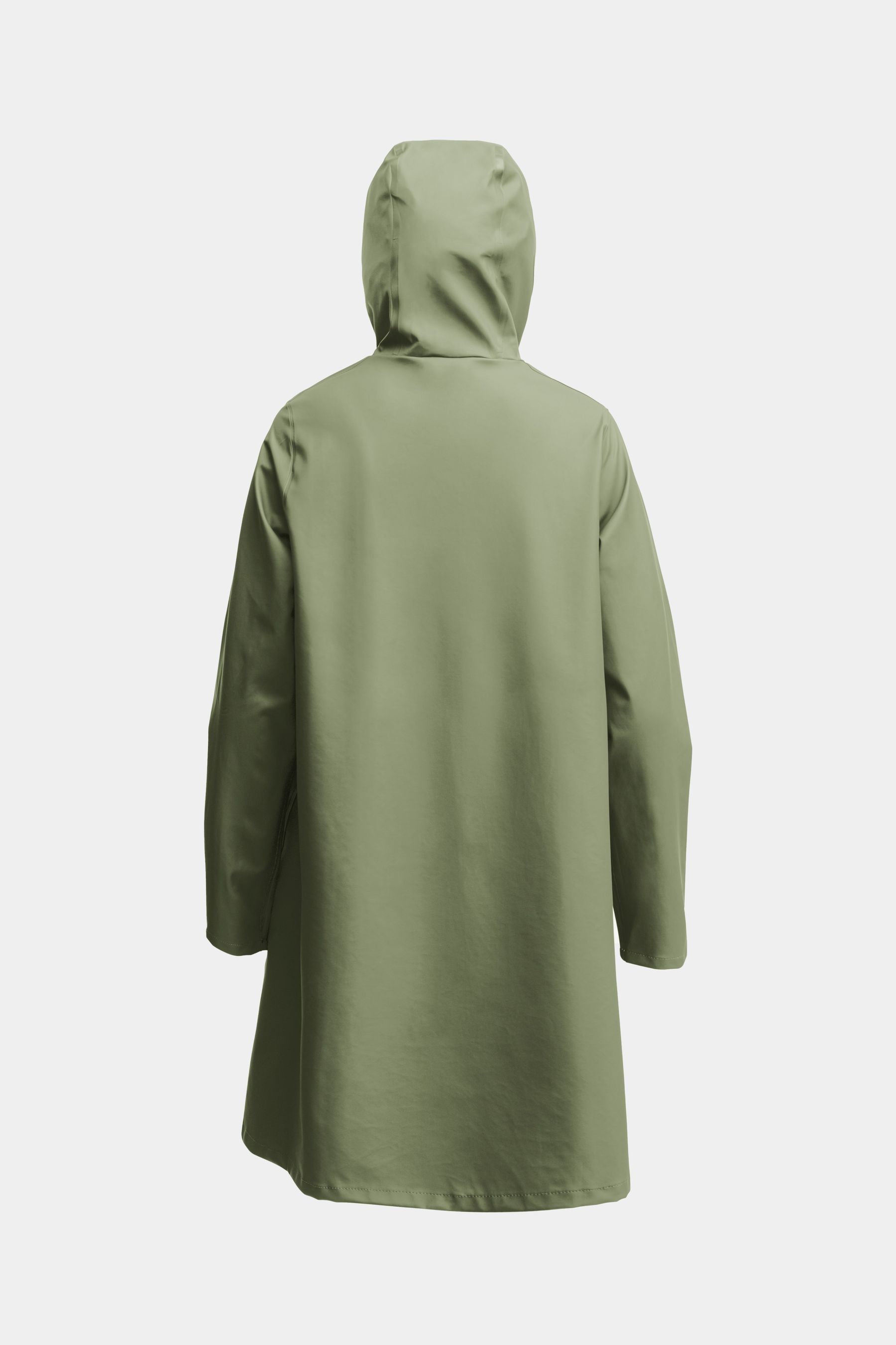 stutterheim mosebacke lightweight raincoat desert green women jackets raincoats
