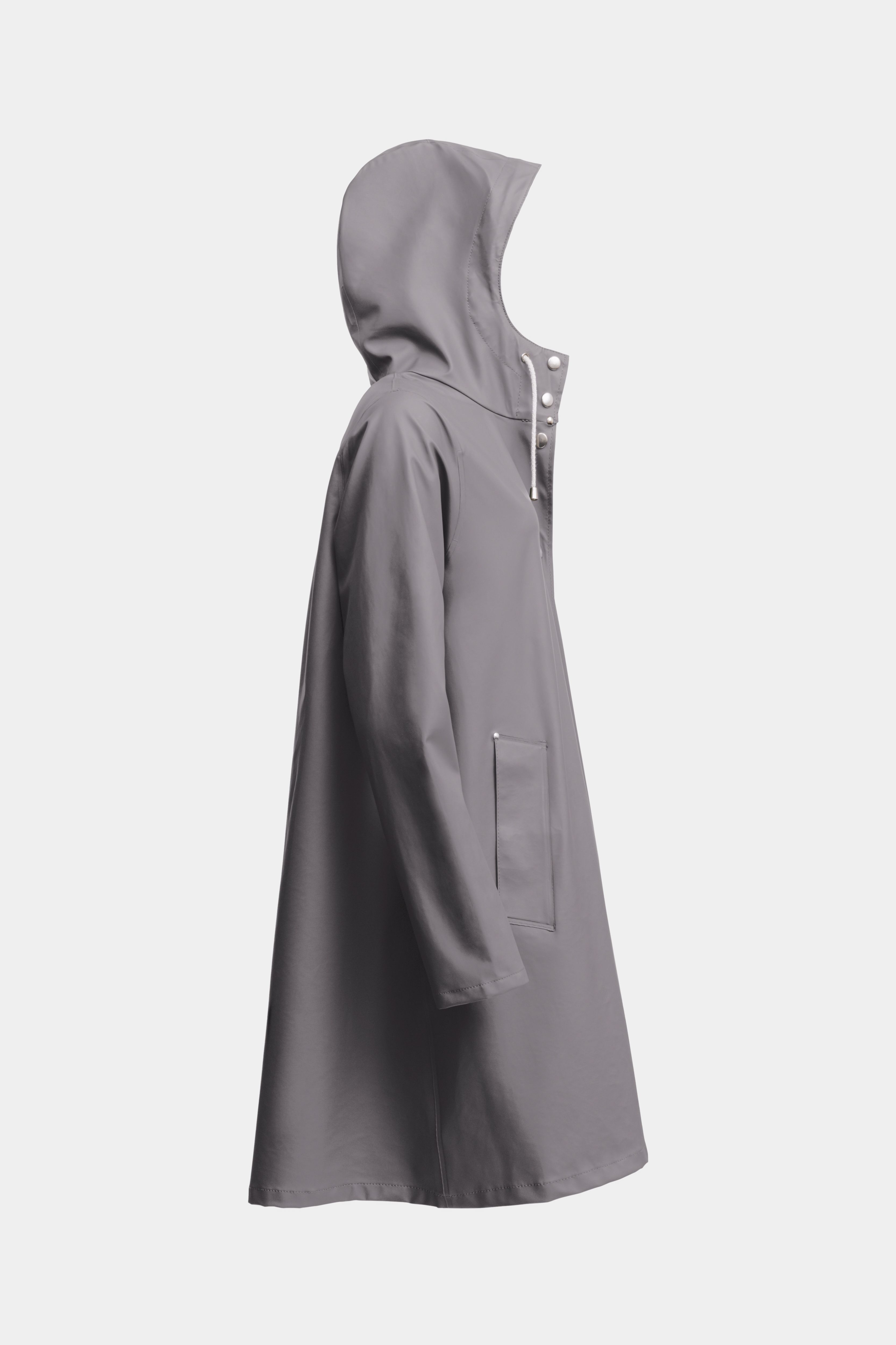 Women's gray raincoat store