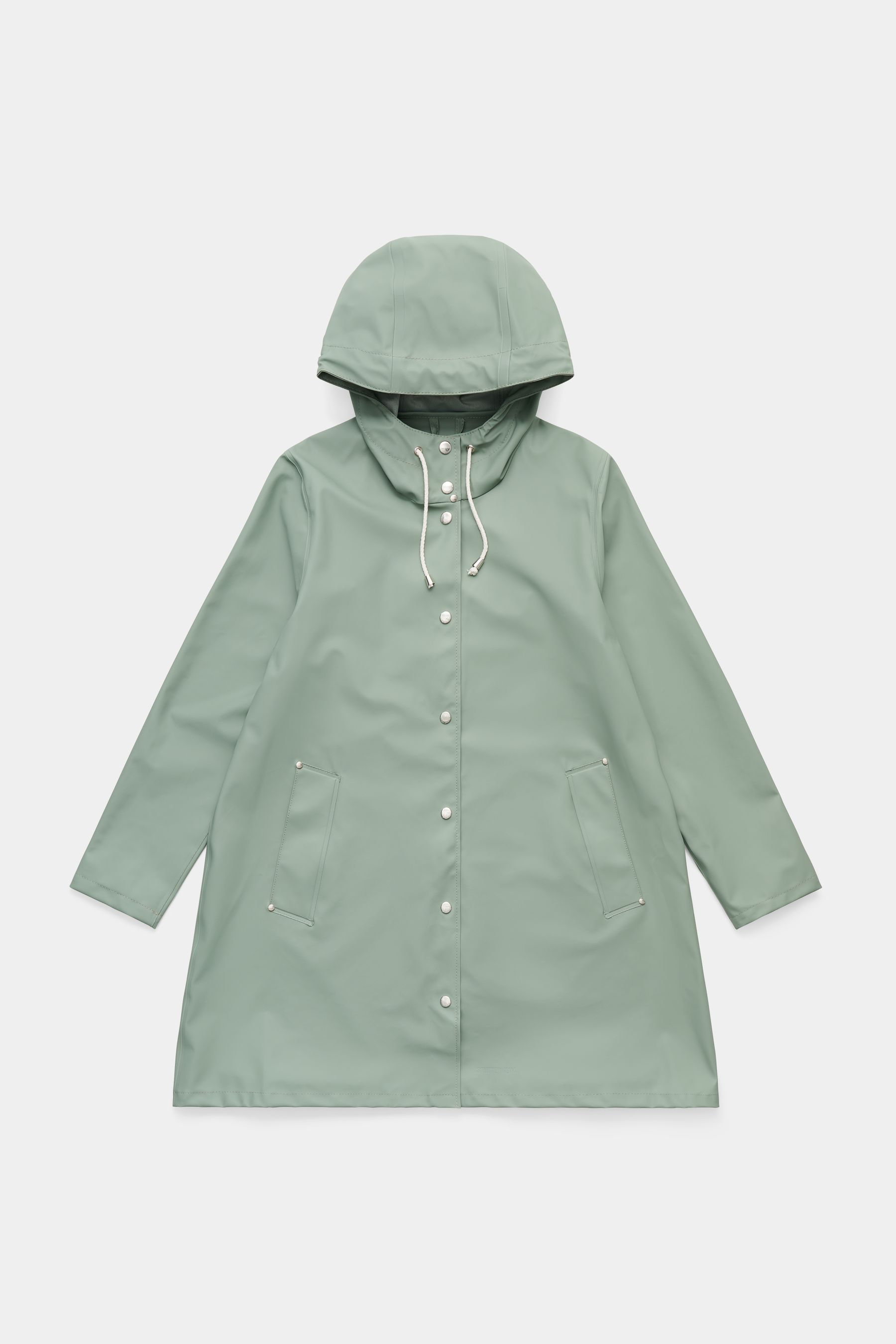 stutterheim mosebacke lightweight raincoat khaki green women jackets raincoats