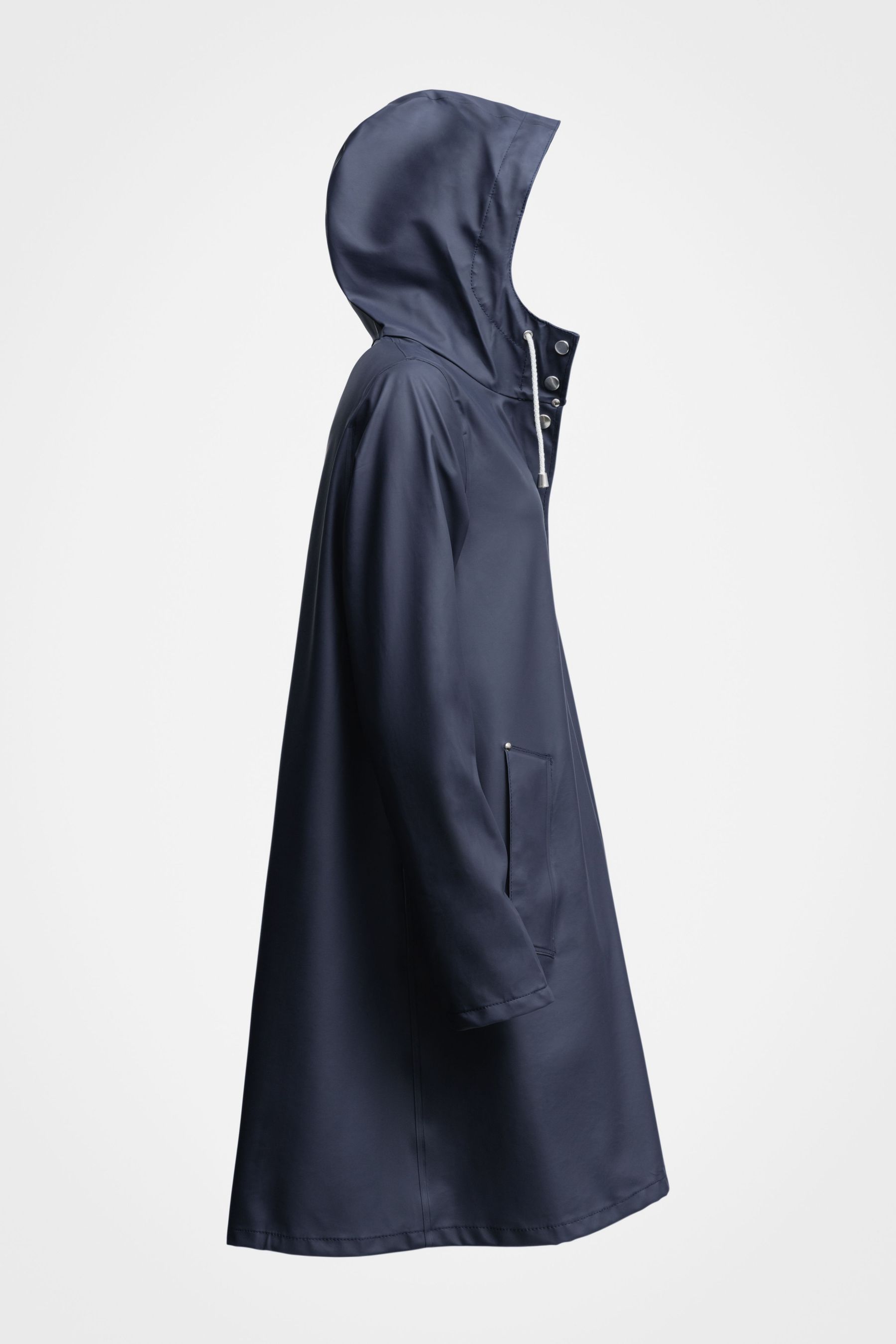 stutterheim mosebacke lightweight raincoat navy women jackets raincoats