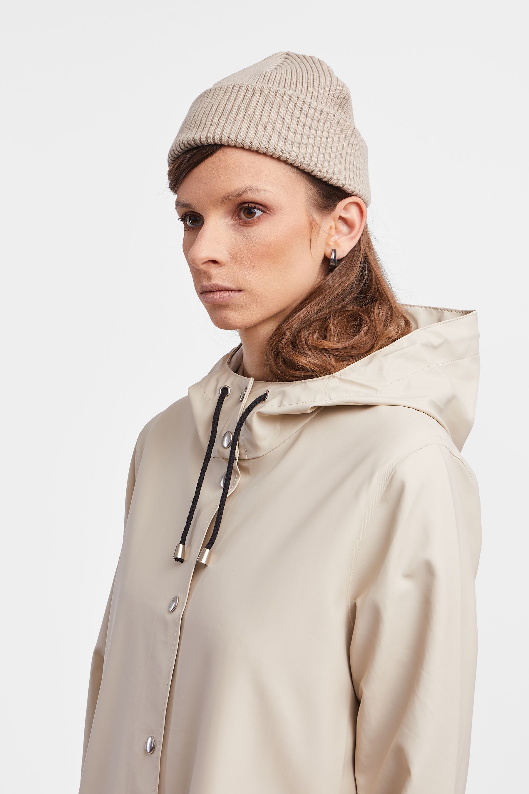 stutterheim mosebacke lightweight raincoat oyster women jackets raincoats