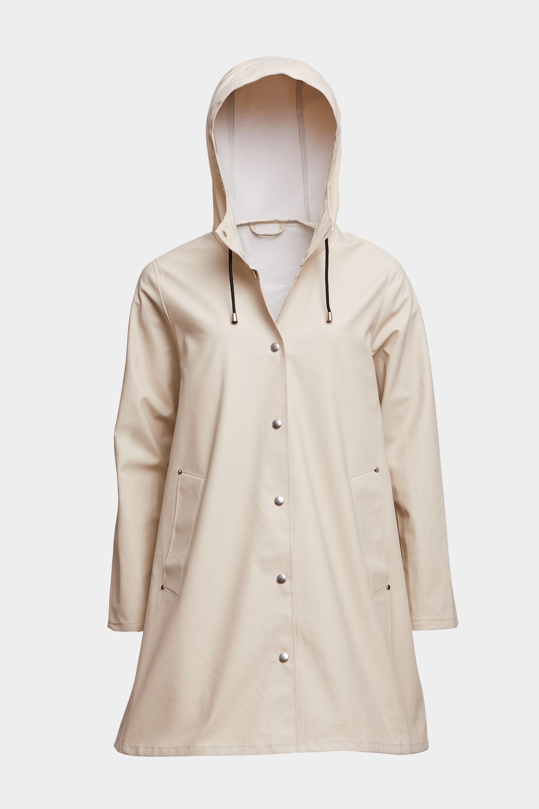 stutterheim mosebacke lightweight raincoat oyster women jackets raincoats