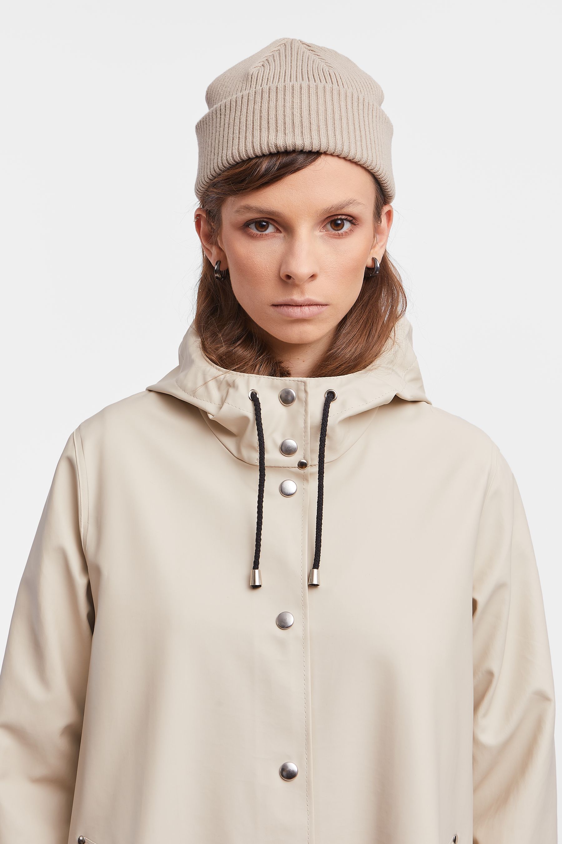 stutterheim mosebacke lightweight raincoat oyster women jackets raincoats