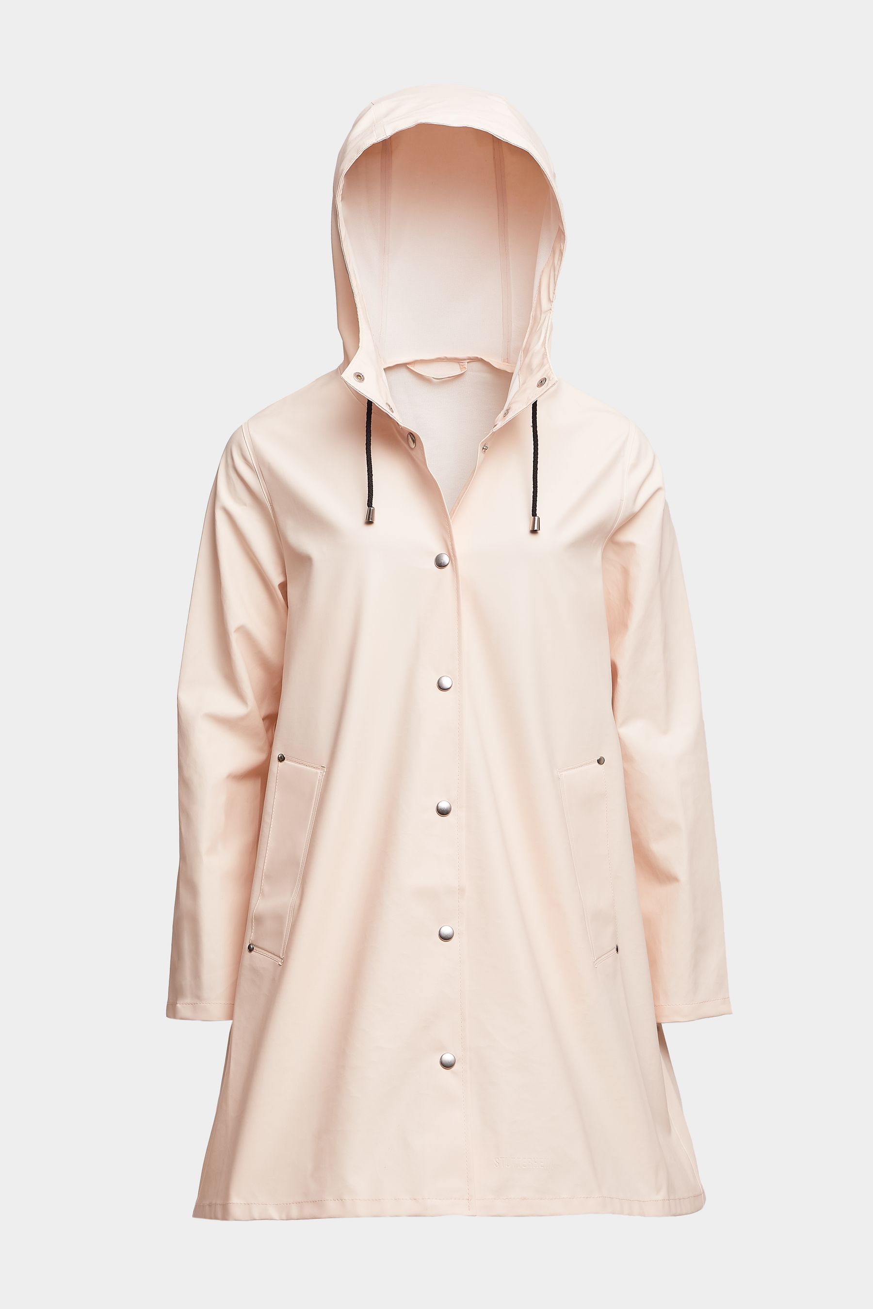 stutterheim mosebacke lightweight raincoat peach women jackets raincoats