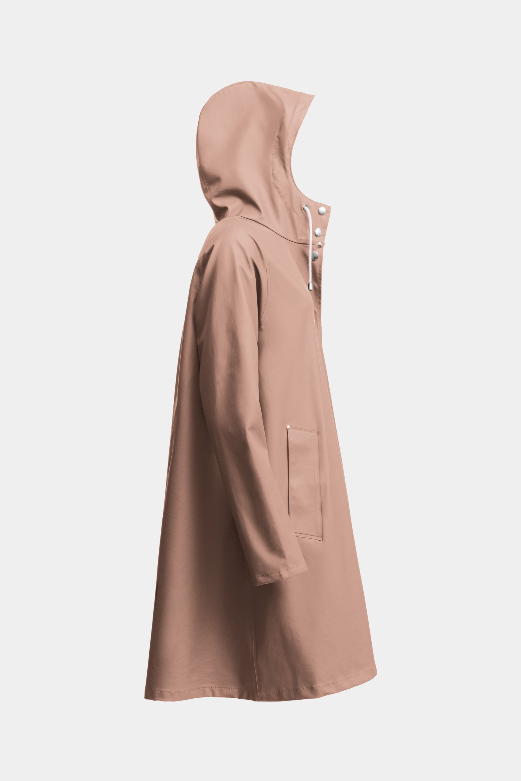 stutterheim mosebacke lightweight raincoat sandalwood women jackets raincoats