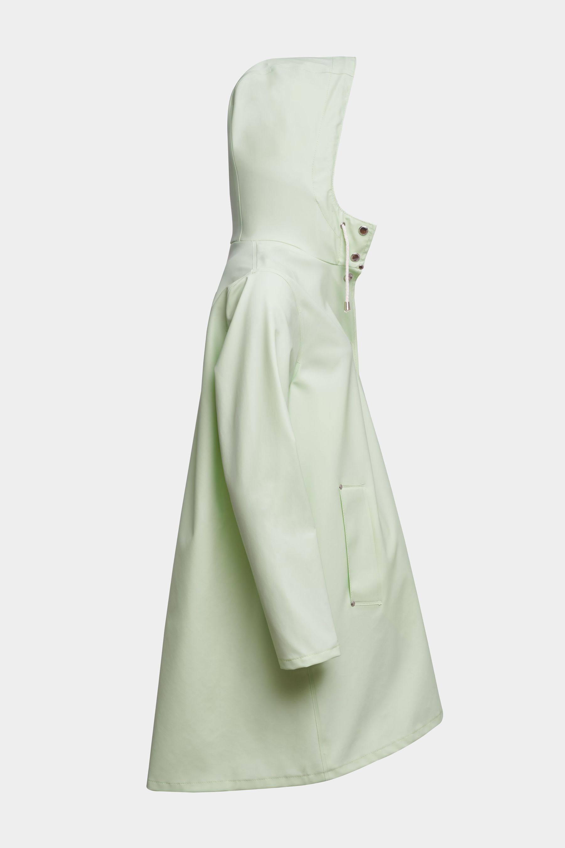 stutterheim mosebacke lightweight raincoat seafoam green women jackets raincoats
