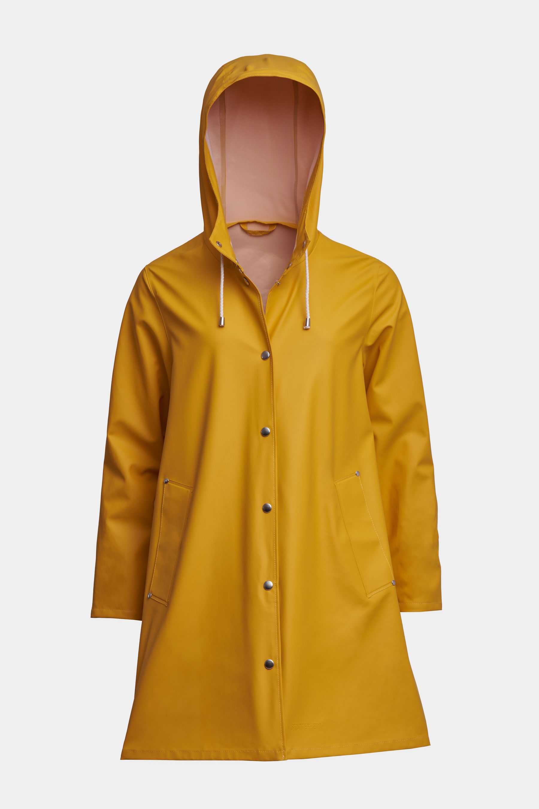 stutterheim mosebacke lightweight raincoat warm honey women jackets raincoats