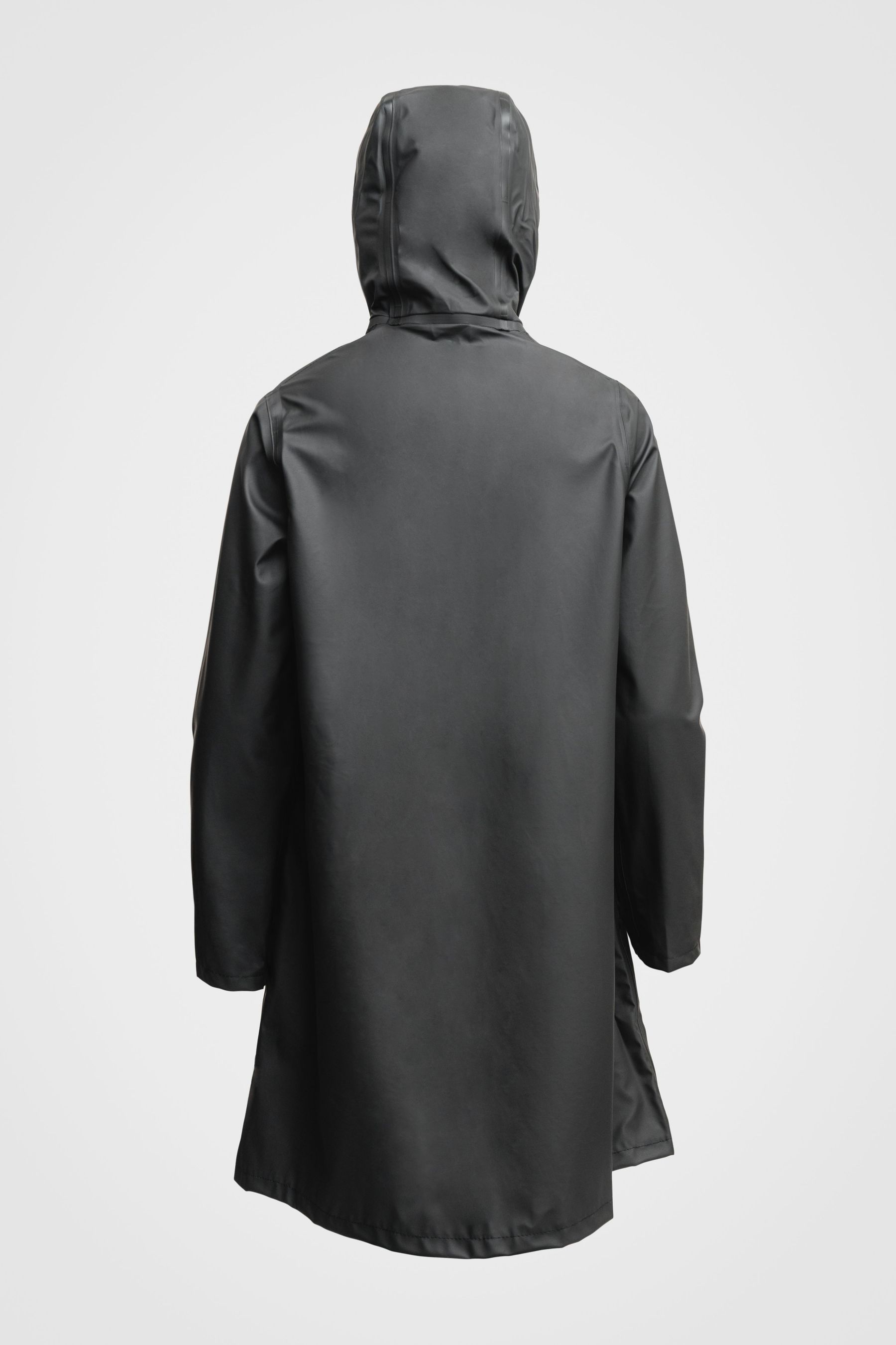 stutterheim mosebacke lightweight zip raincoat black women jackets raincoats