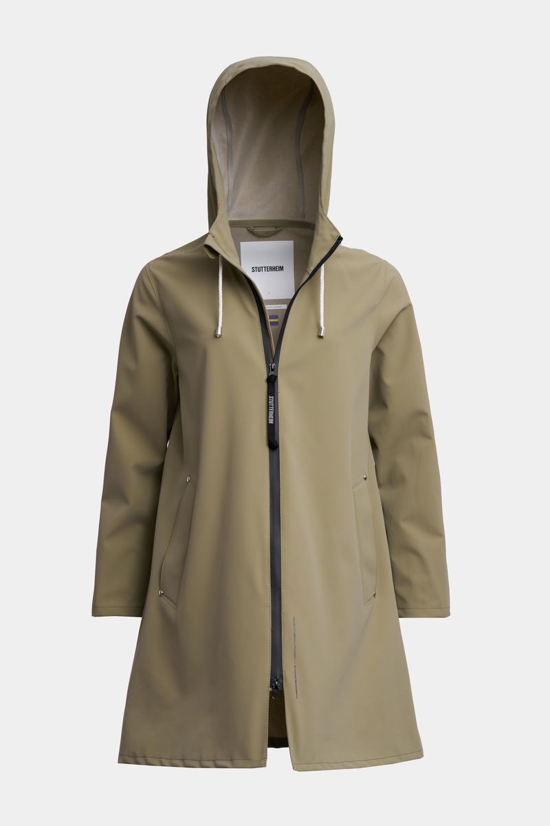 Stutterheim Mosebacke Lightweight Matte Zip Raincoat