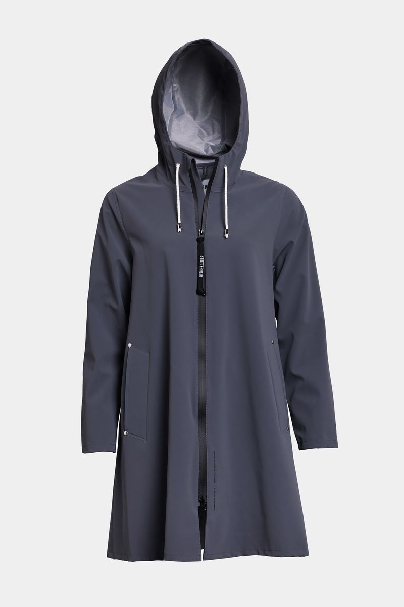 Stutterheim Mosebacke Lightweight Zip Matte Raincoat