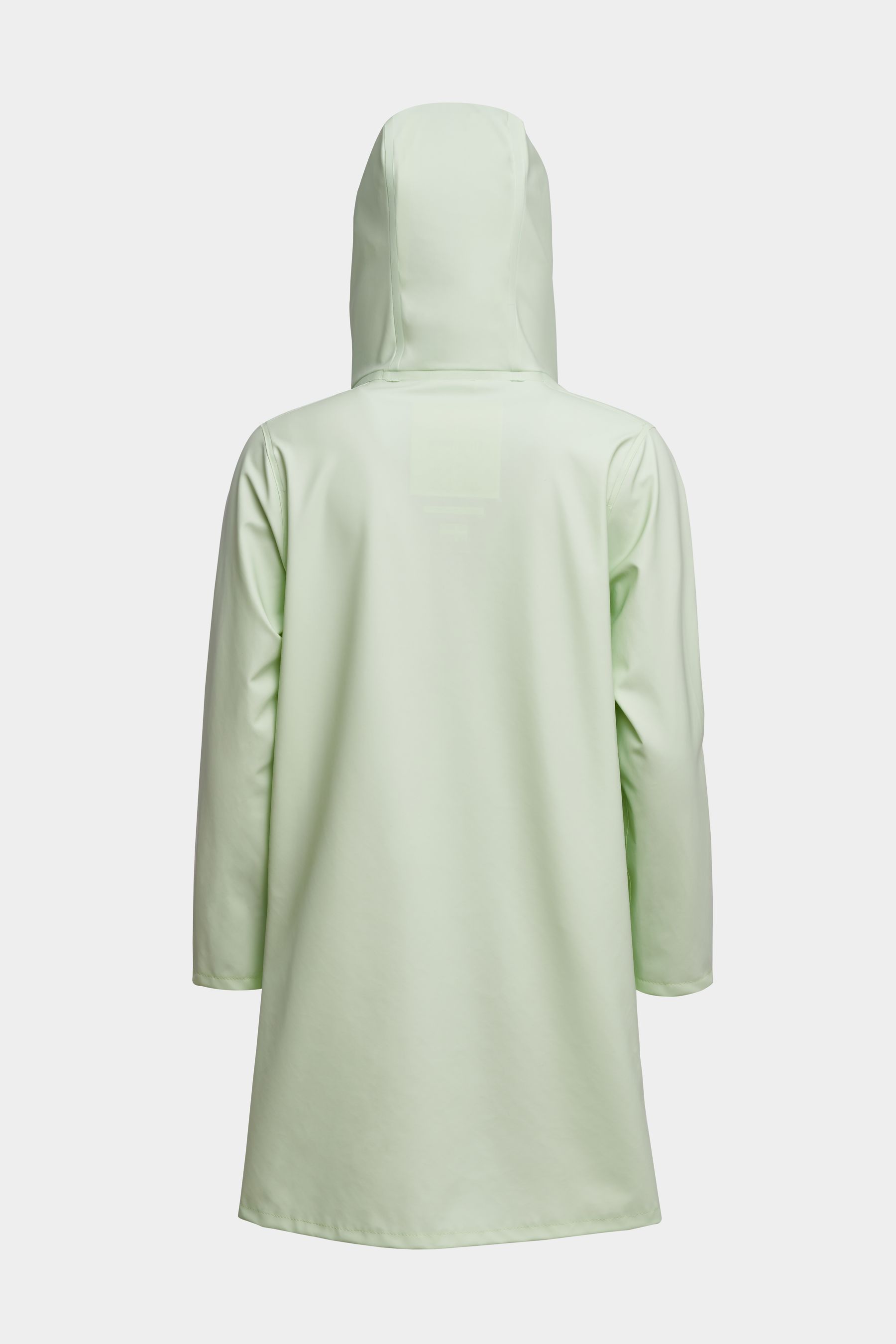 stutterheim mosebacke lightweight zip raincoat seafoam green women jackets raincoats