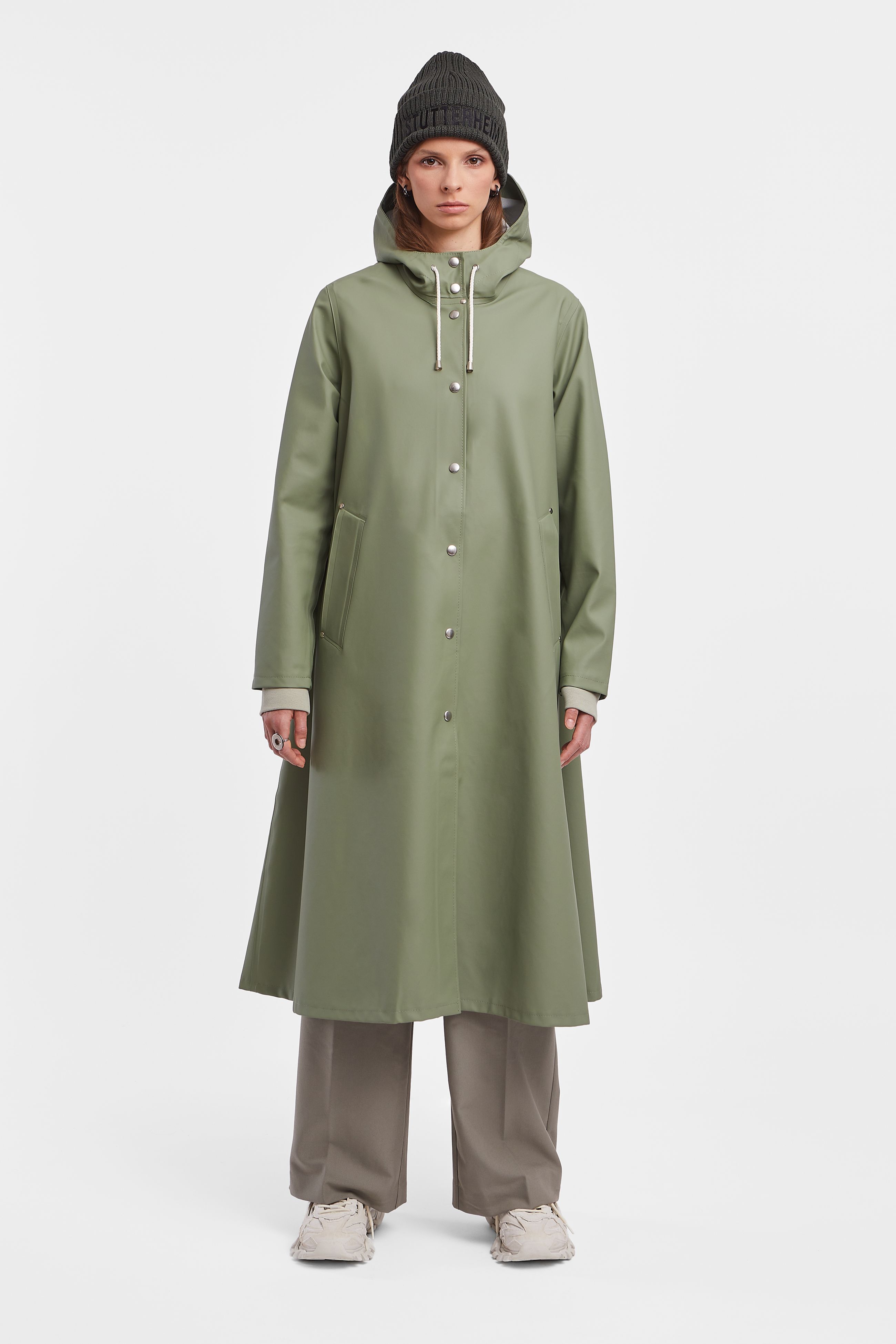 stutterheim mosebacke long raincoat alf alfa women jackets raincoats