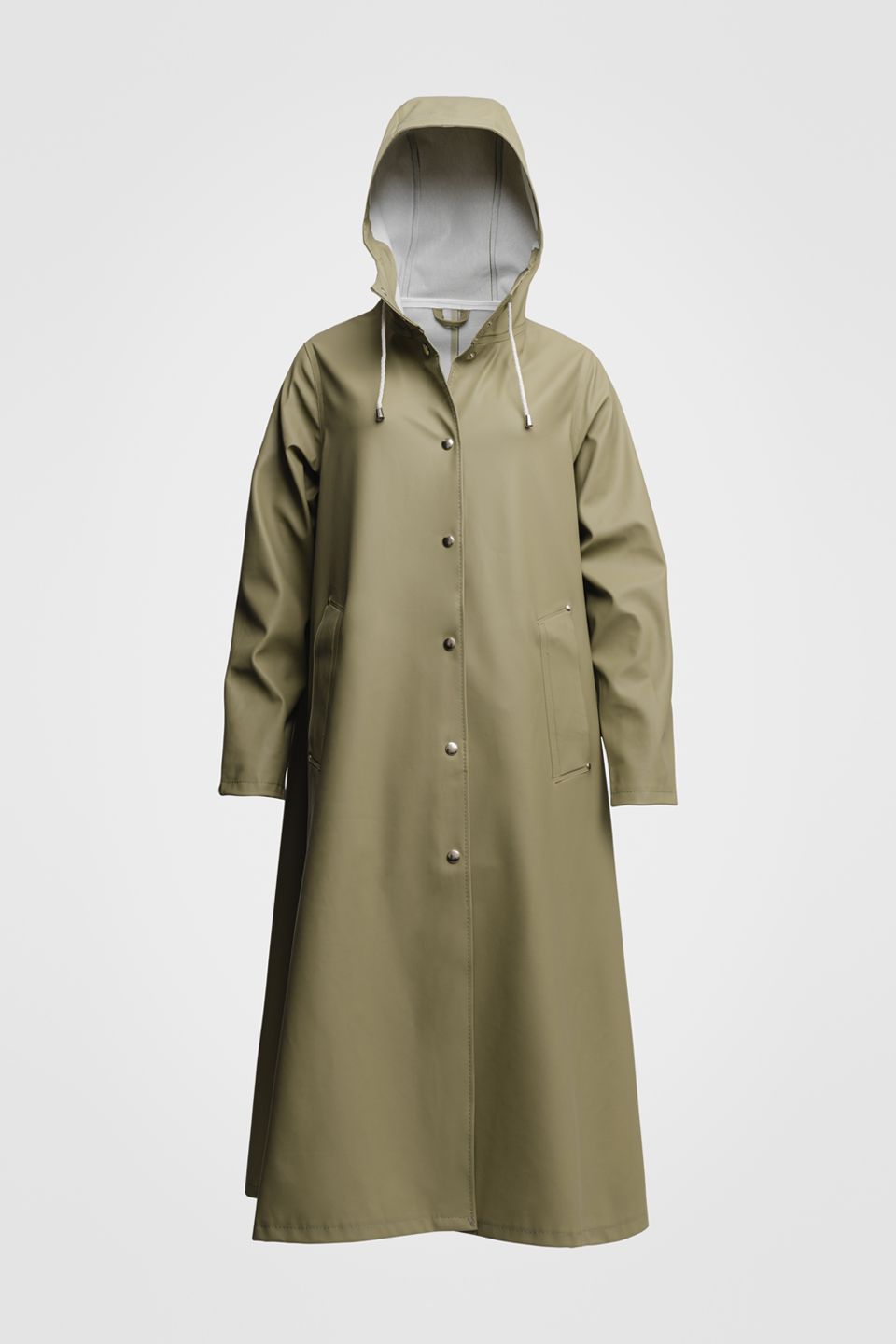 Fr rain trench keylime coat