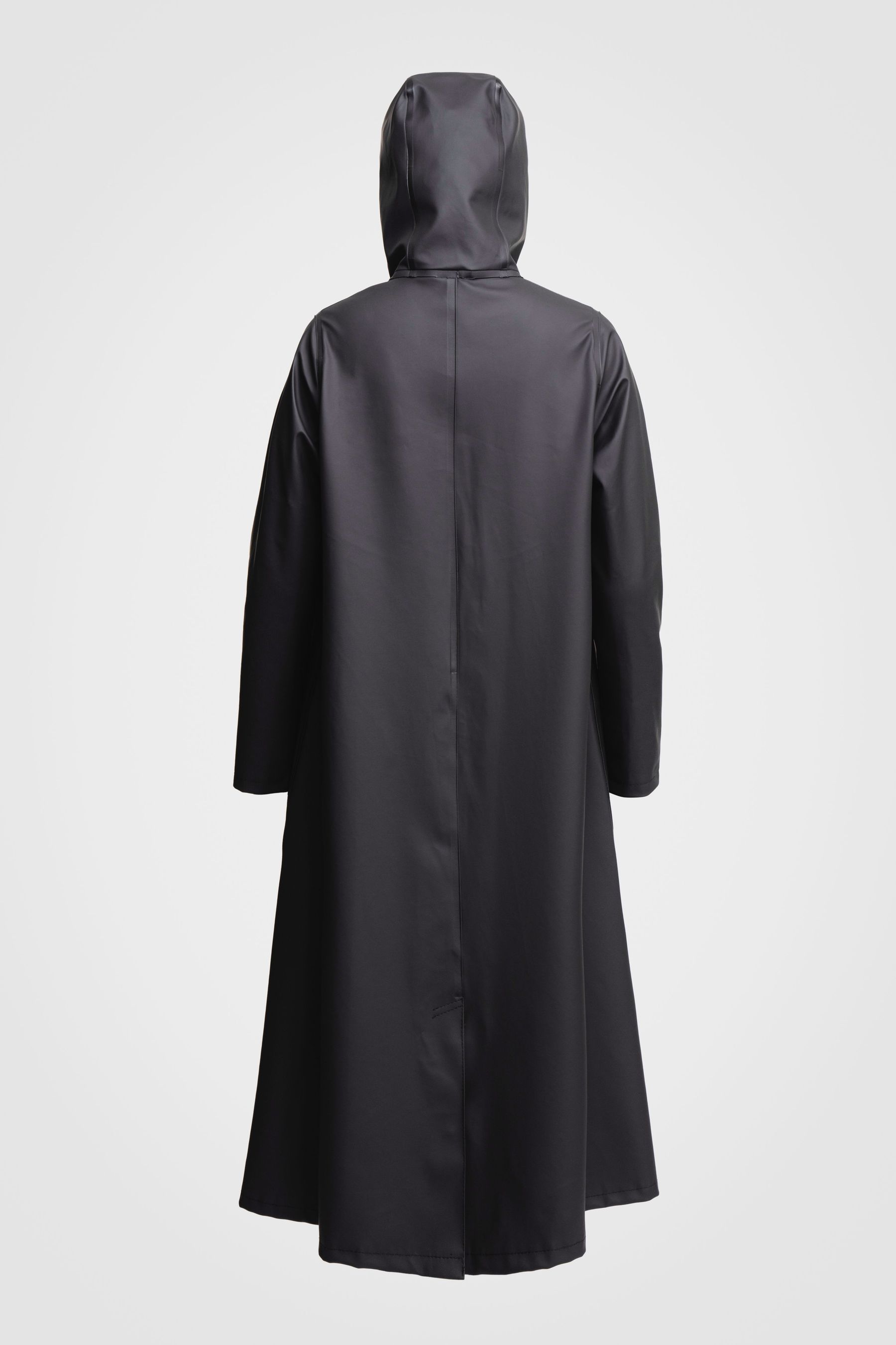 stutterheim mosebacke long raincoat black women jackets raincoats