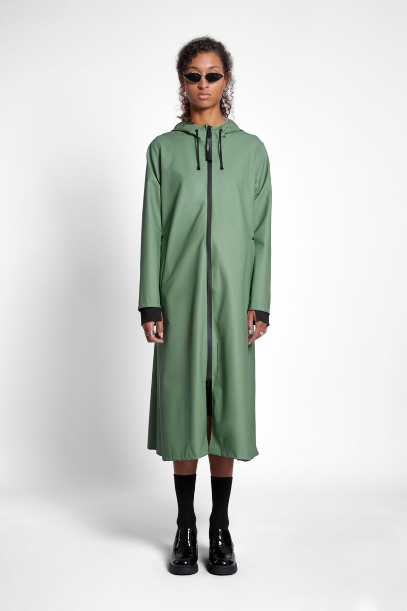 Stutterheim Mosebacke Long Zip Raincoat