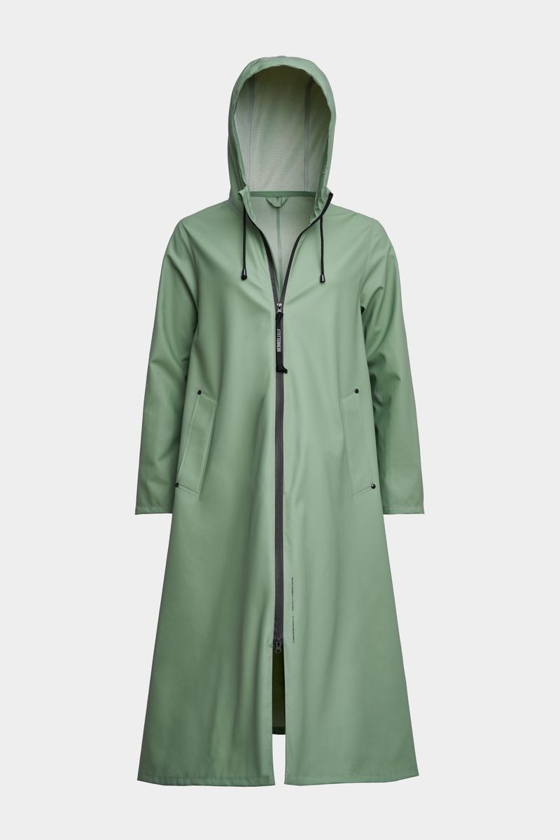 Stutterheim Mosebacke Long Zip Raincoat
