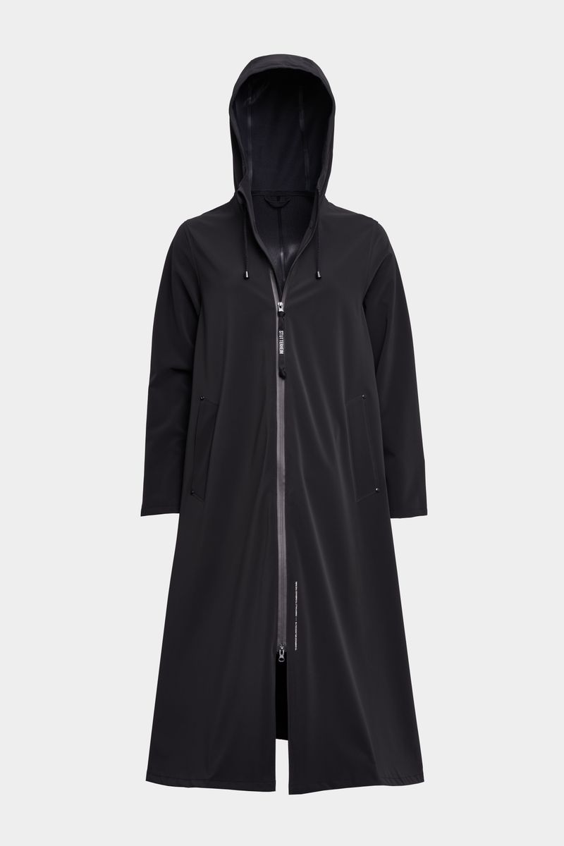 Stutterheim Mosebacke Long Matte Zip Raincoat