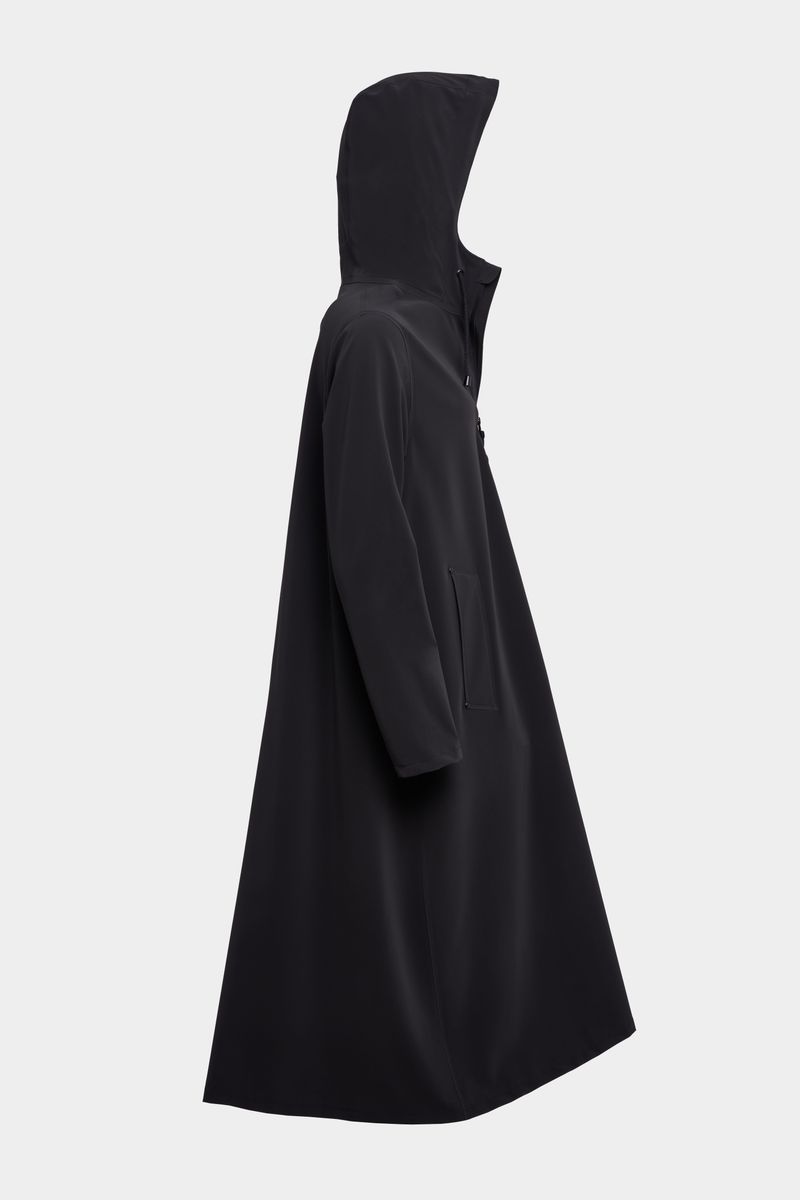 Stutterheim Mosebacke Long Matte Zip Raincoat