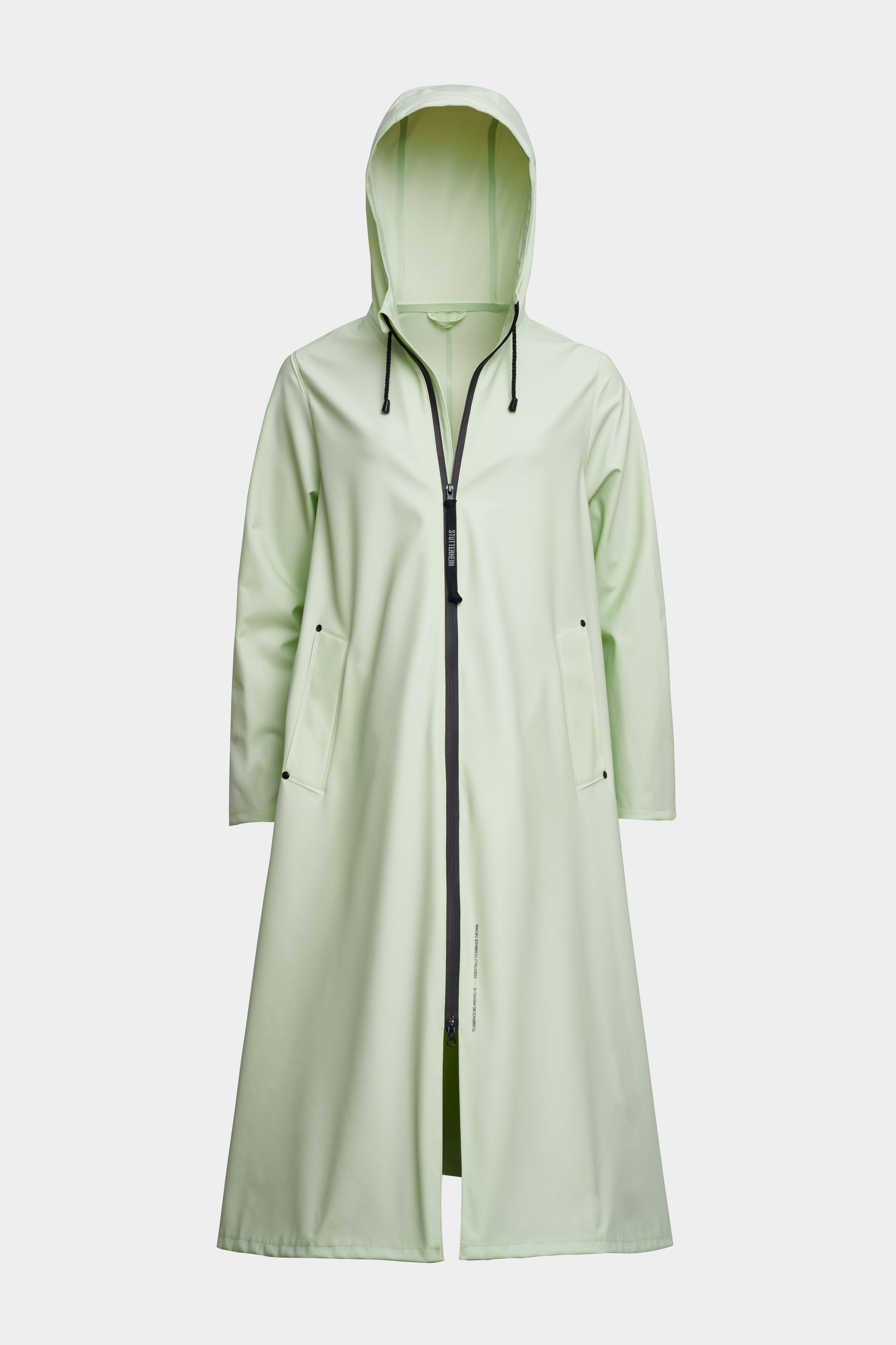 Stutterheim Mosebacke Long Zip Raincoat