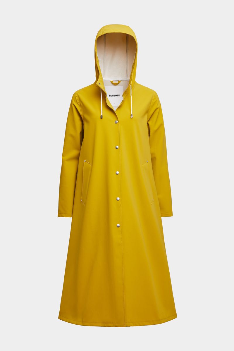 Stutterheim Mosebacke Long Matte Print Raincoat