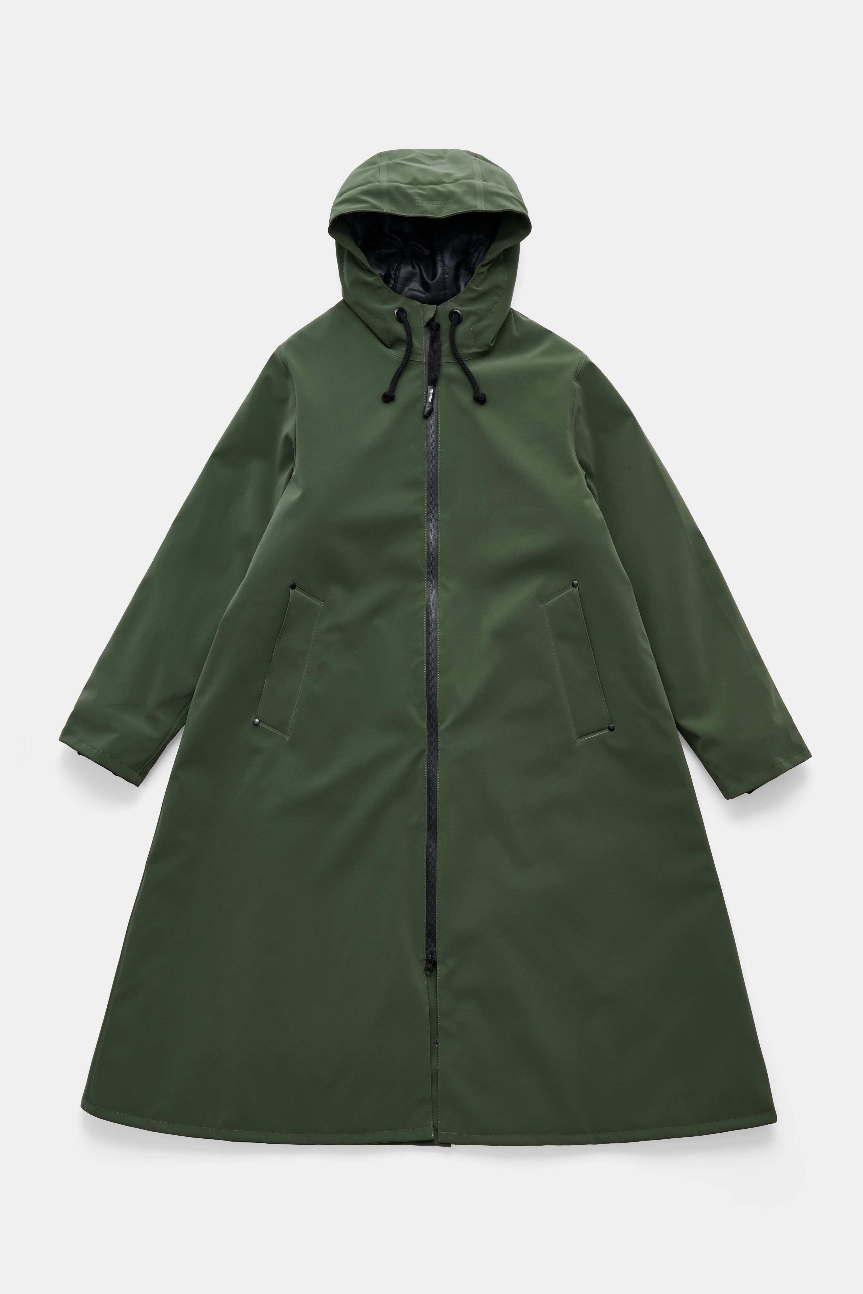 Mosebacke Long Matte Winter Coat Green | STUTTERHEIM US