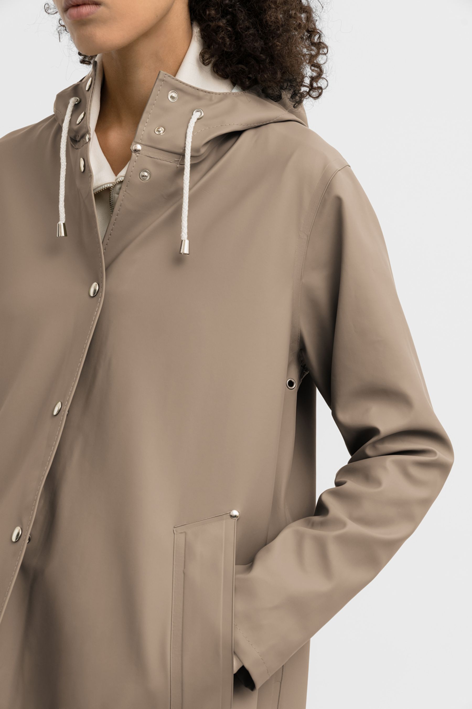 stutterheim mosebacke long raincoat mole women jackets raincoats