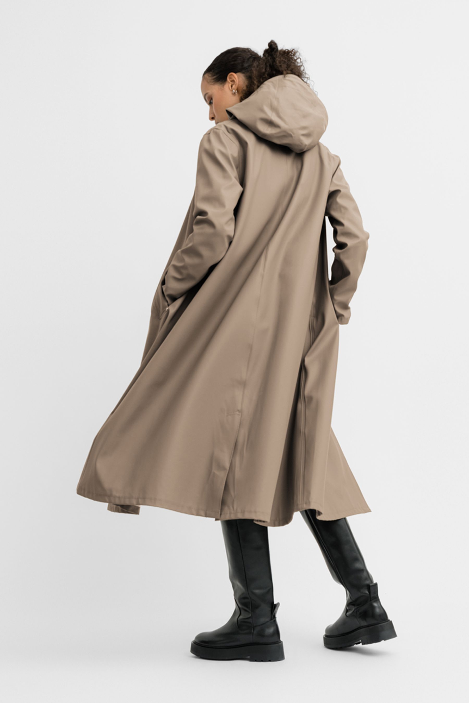 stutterheim mosebacke long raincoat mole women jackets raincoats
