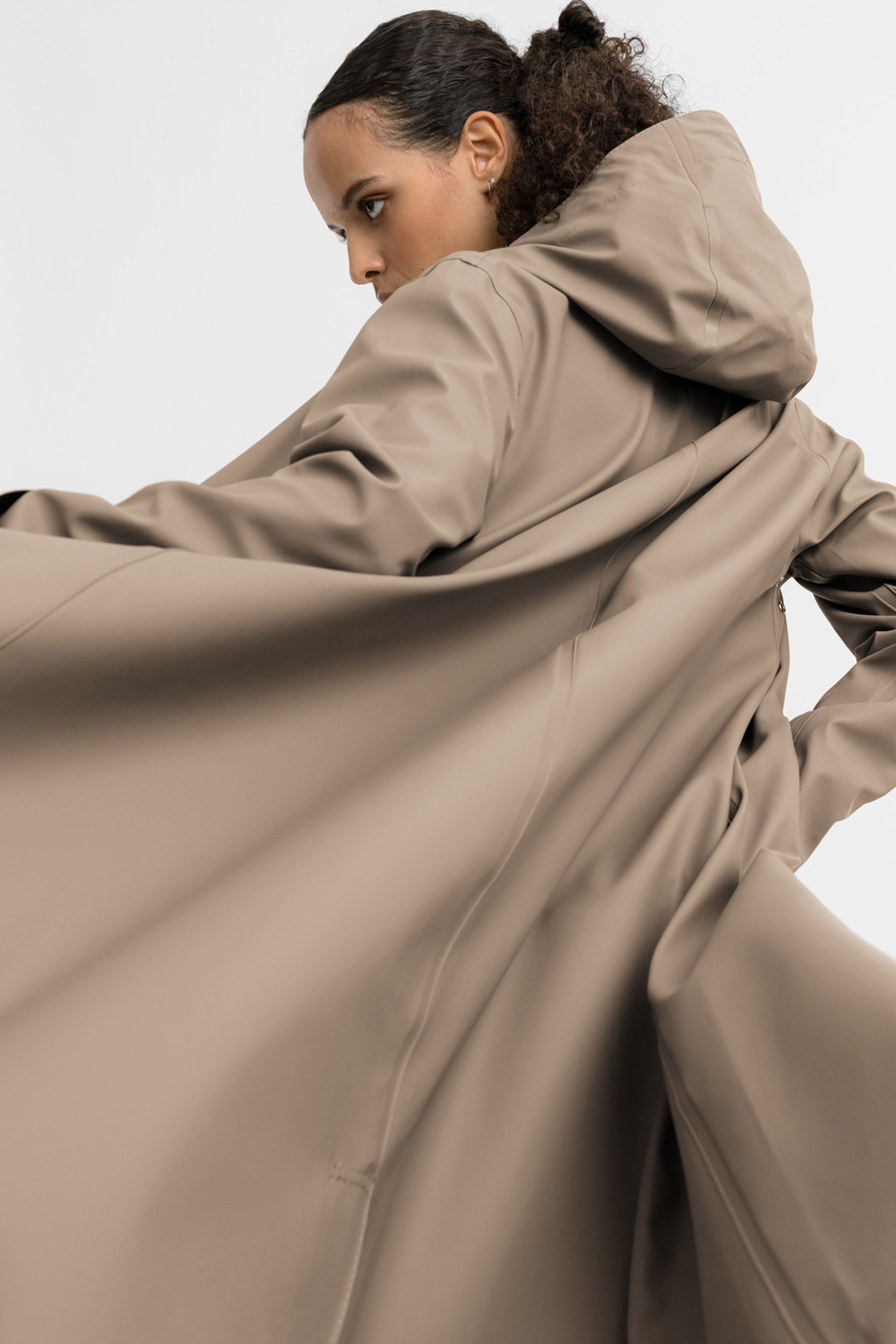 stutterheim mosebacke long raincoat mole women jackets raincoats