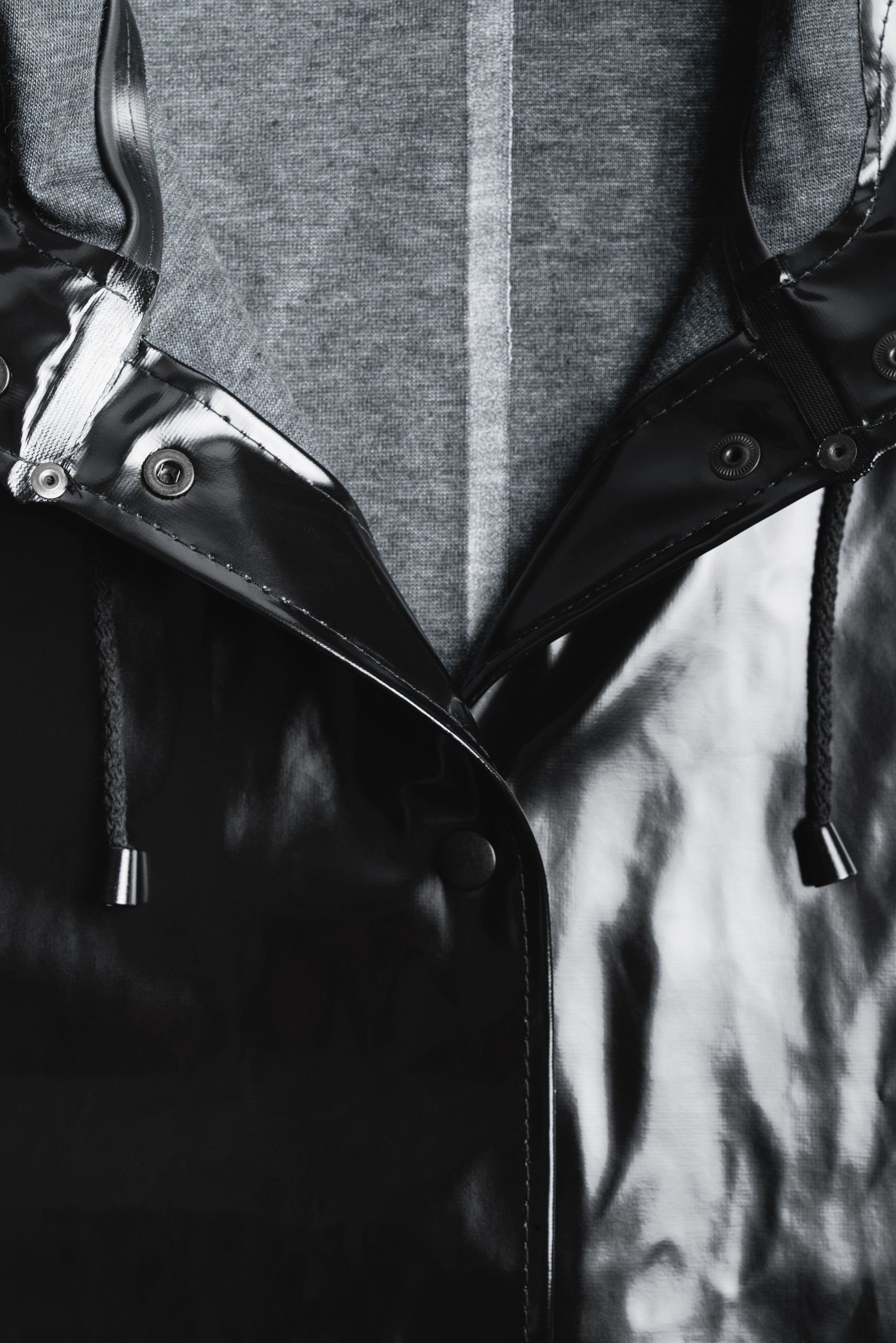 stutterheim mosebacke long opal raincoat black women jackets raincoats