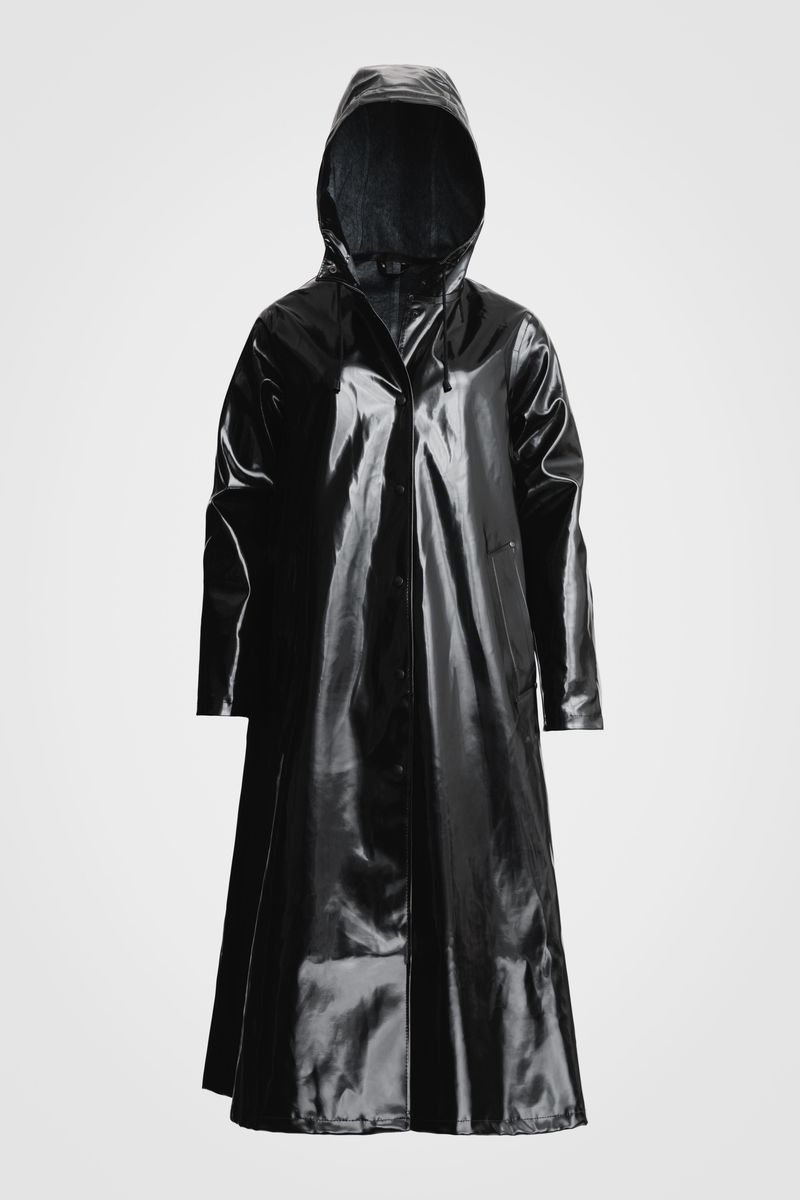 Stutterheim Mosebacke Long Opal Raincoat