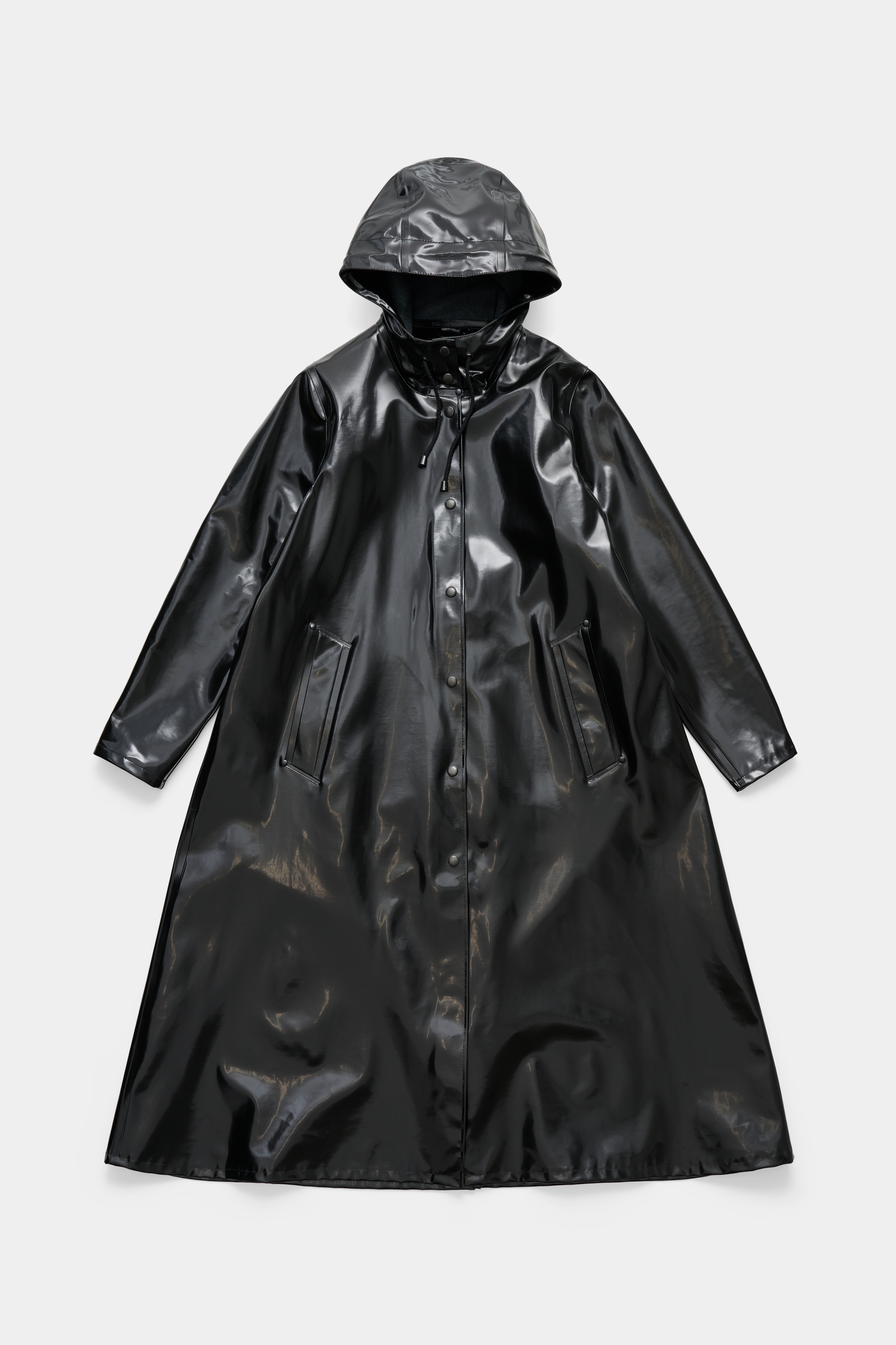 Mosebacke Long Opal Raincoat Black | STUTTERHEIM US