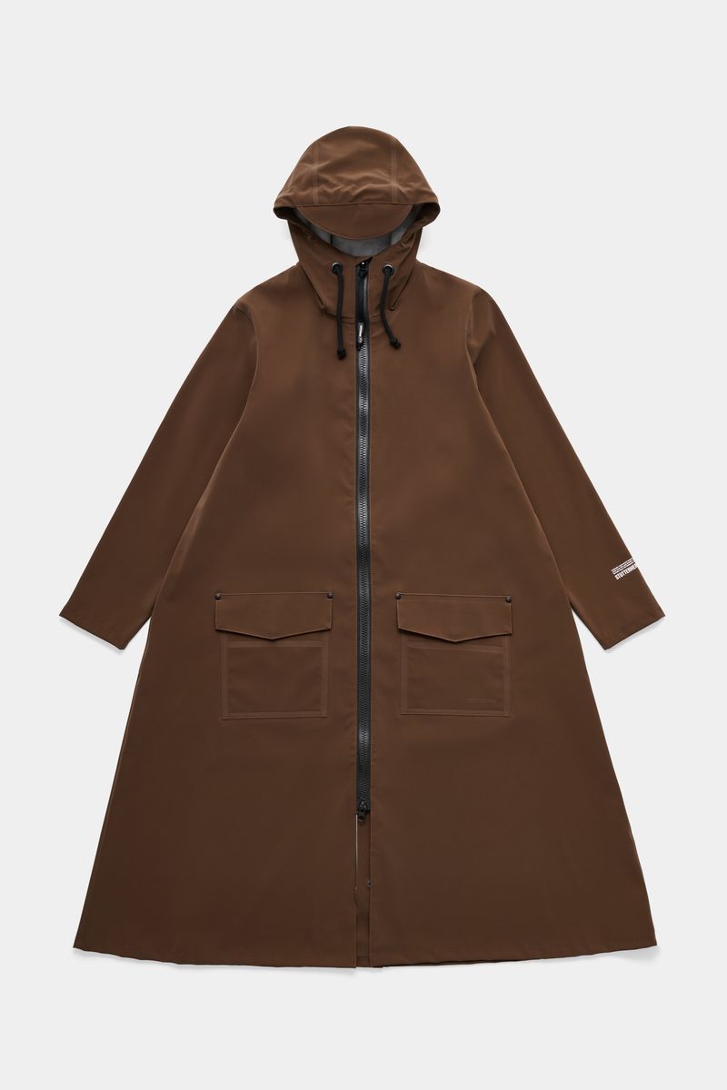 Stutterheim Mosebacke Long Patch Raincoat