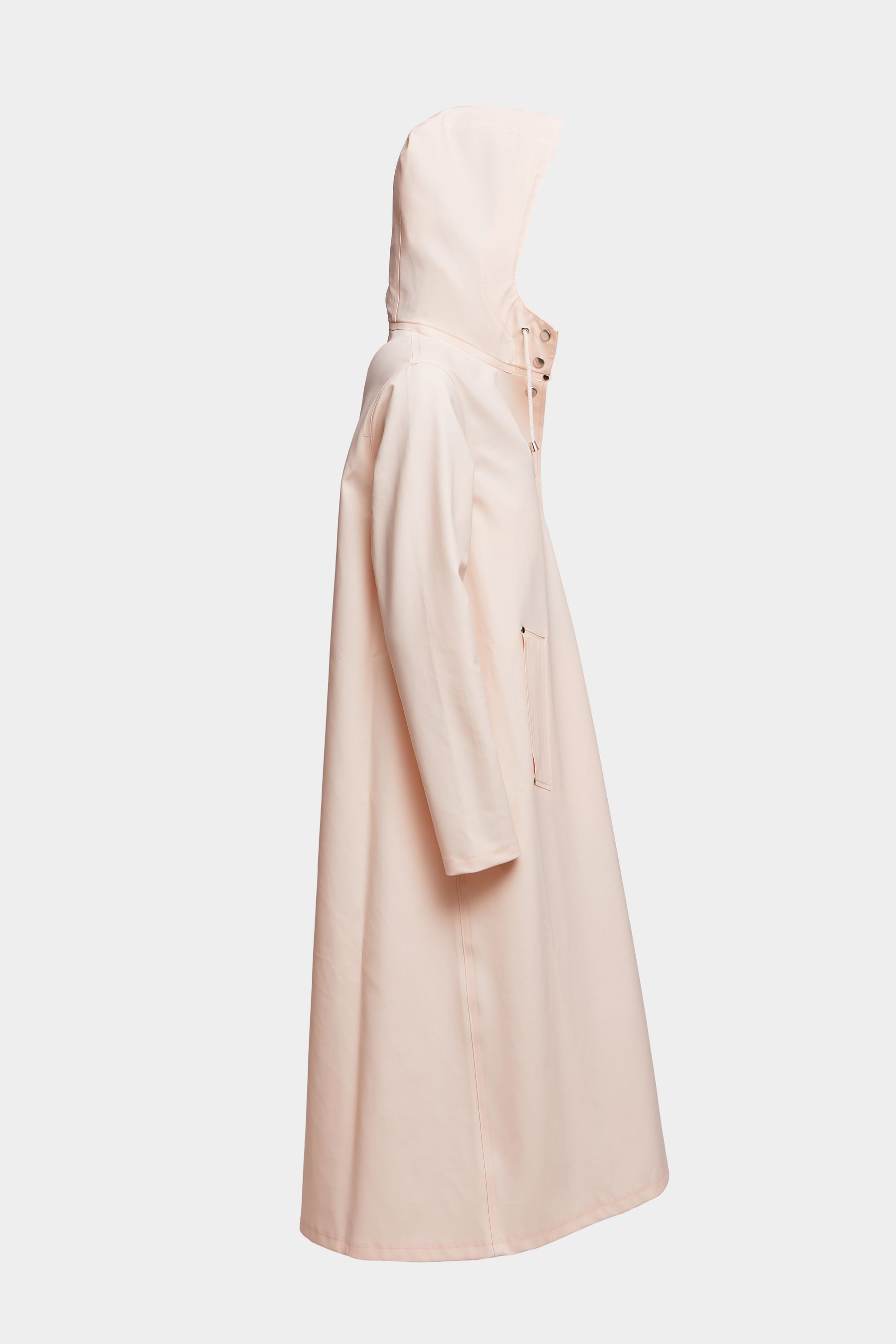 stutterheim mosebacke long raincoat peach women jackets raincoats