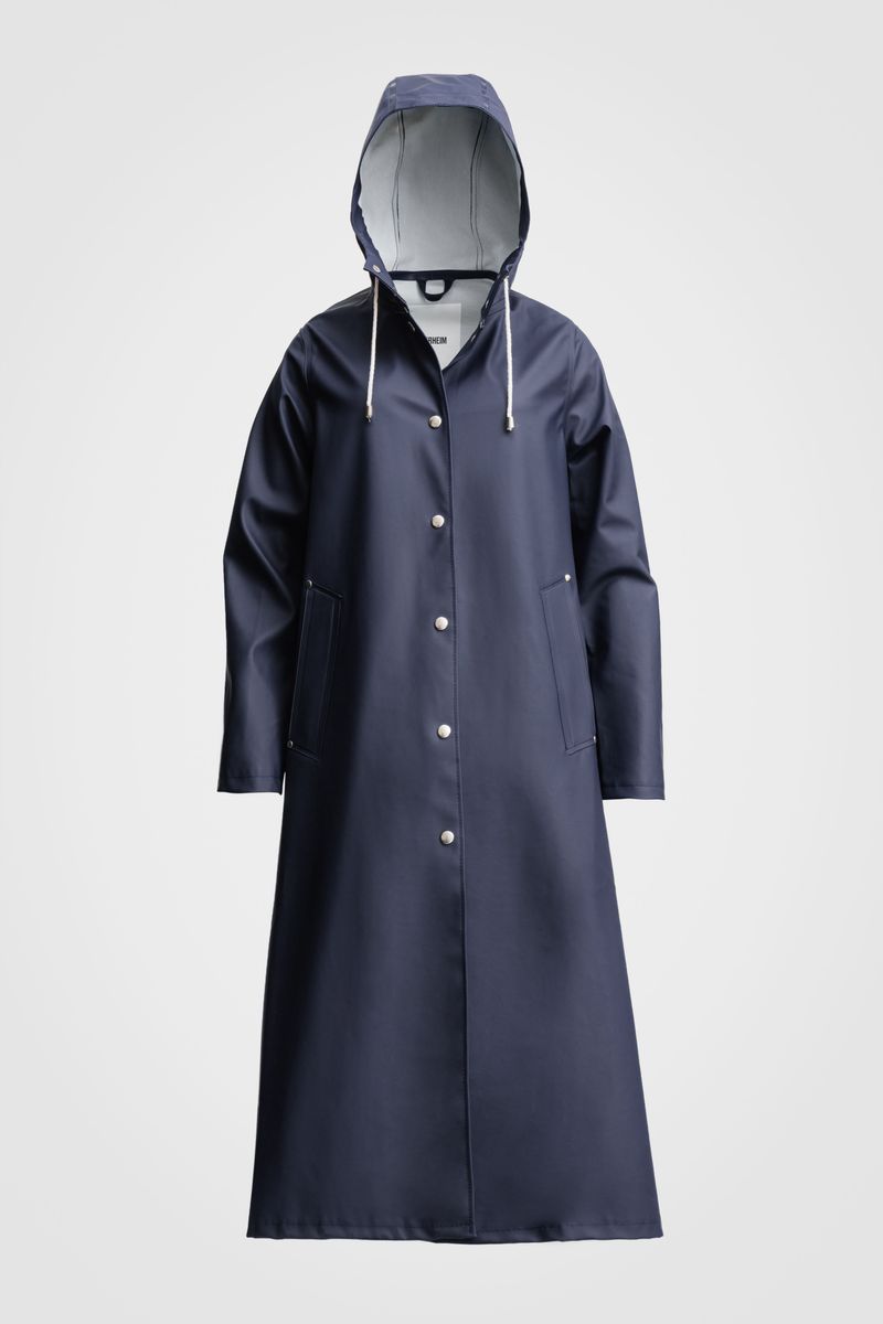 Stutterheim Mosebacke Long Print Raincoat