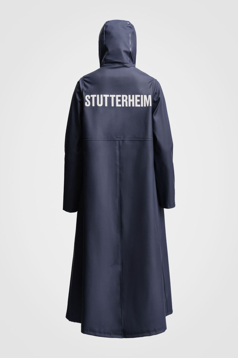 Stutterheim Mosebacke Long Print Raincoat