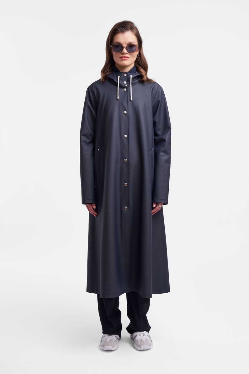 Stutterheim Mosebacke Long Print Raincoat