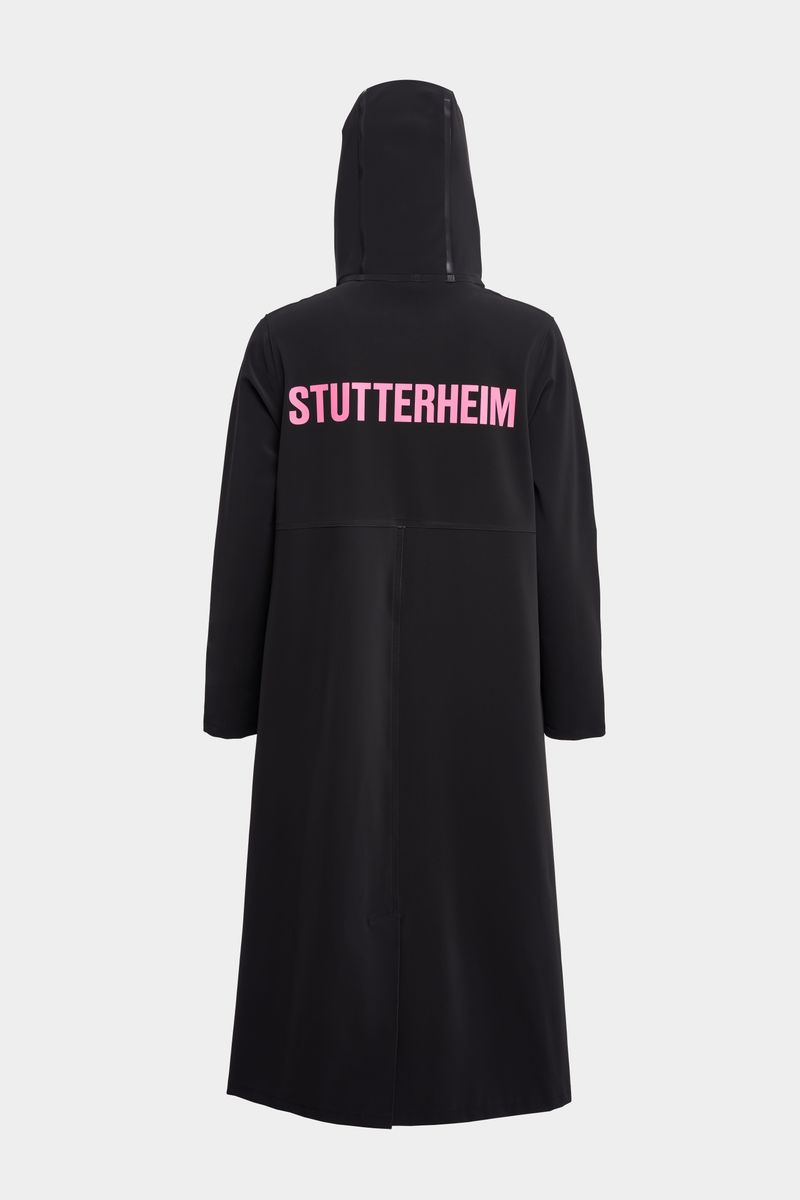 Stutterheim Mosebacke Long Print Matte Raincoat