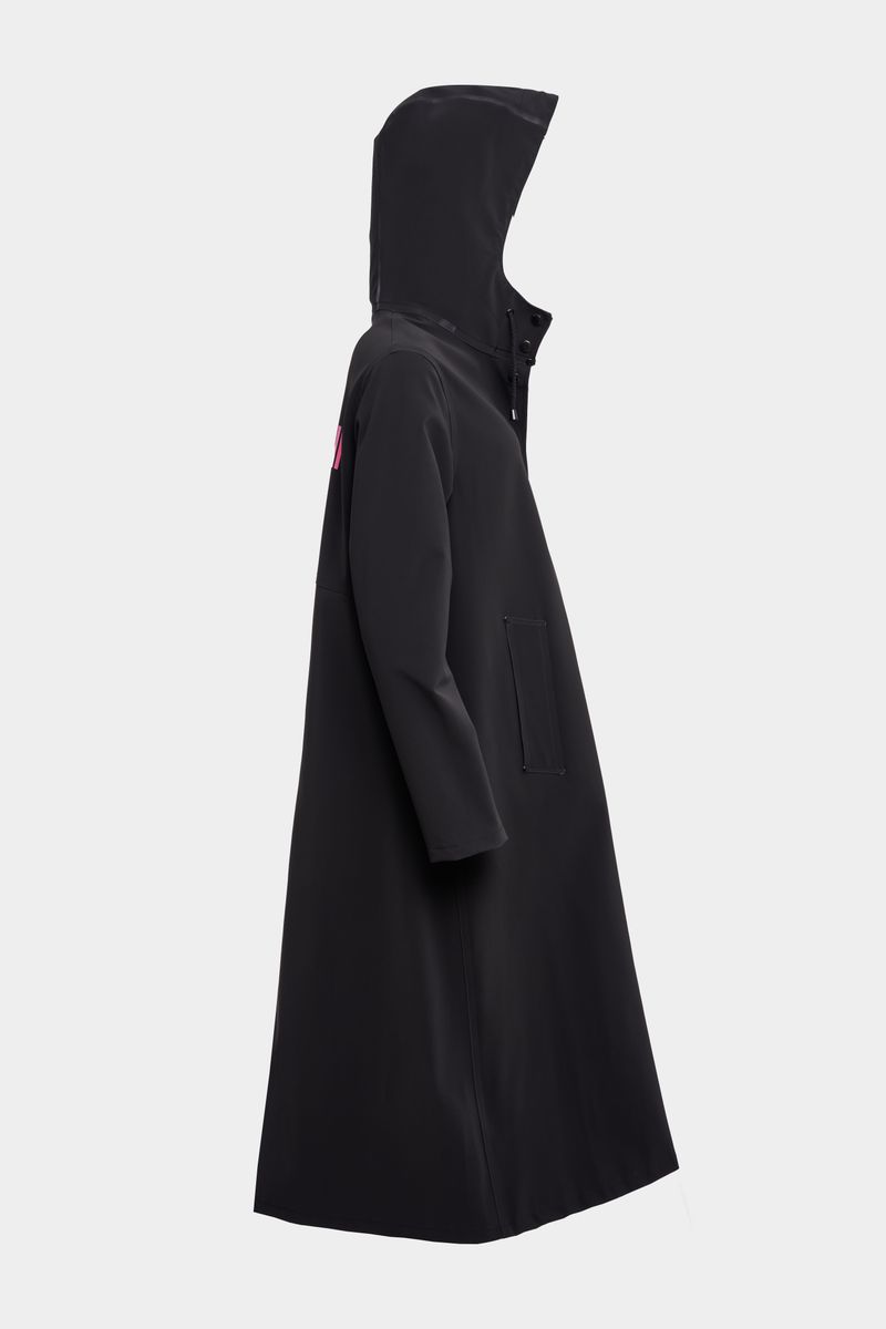 Stutterheim Mosebacke Long Print Matte Raincoat