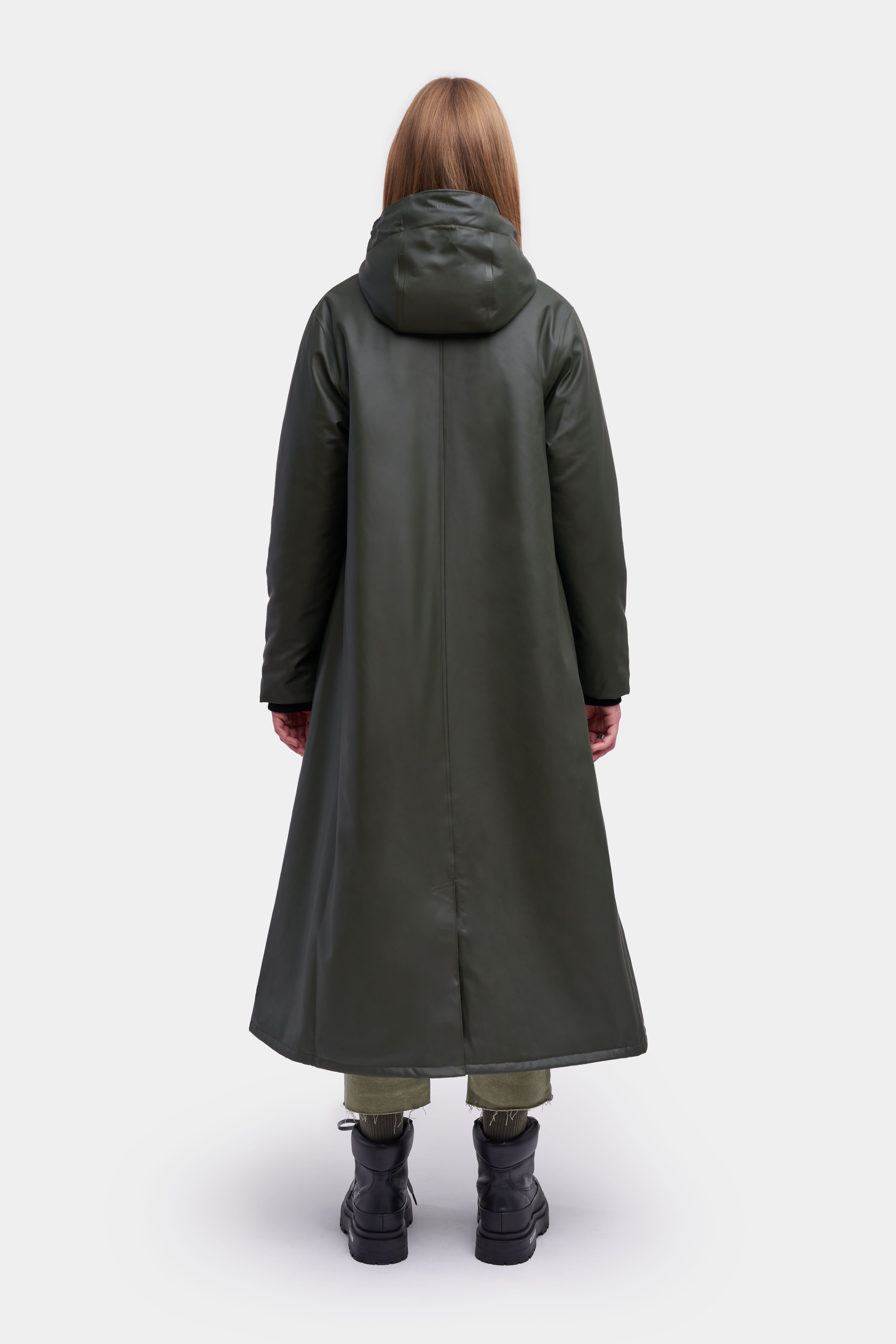 Mosebacke Long Winter Jacket Green | STUTTERHEIM JP