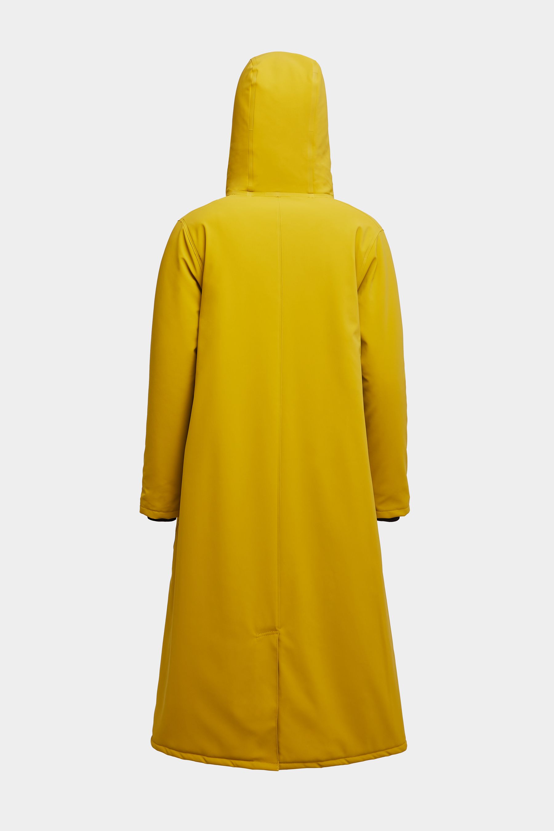 stutterheim mosebacke long matte winter jacket gold women jackets winter-coats