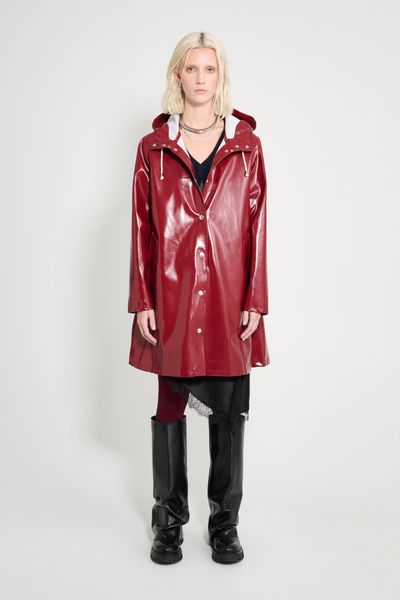 Mosebacke Opal Raincoat Burgundy | STUTTERHEIM GB
