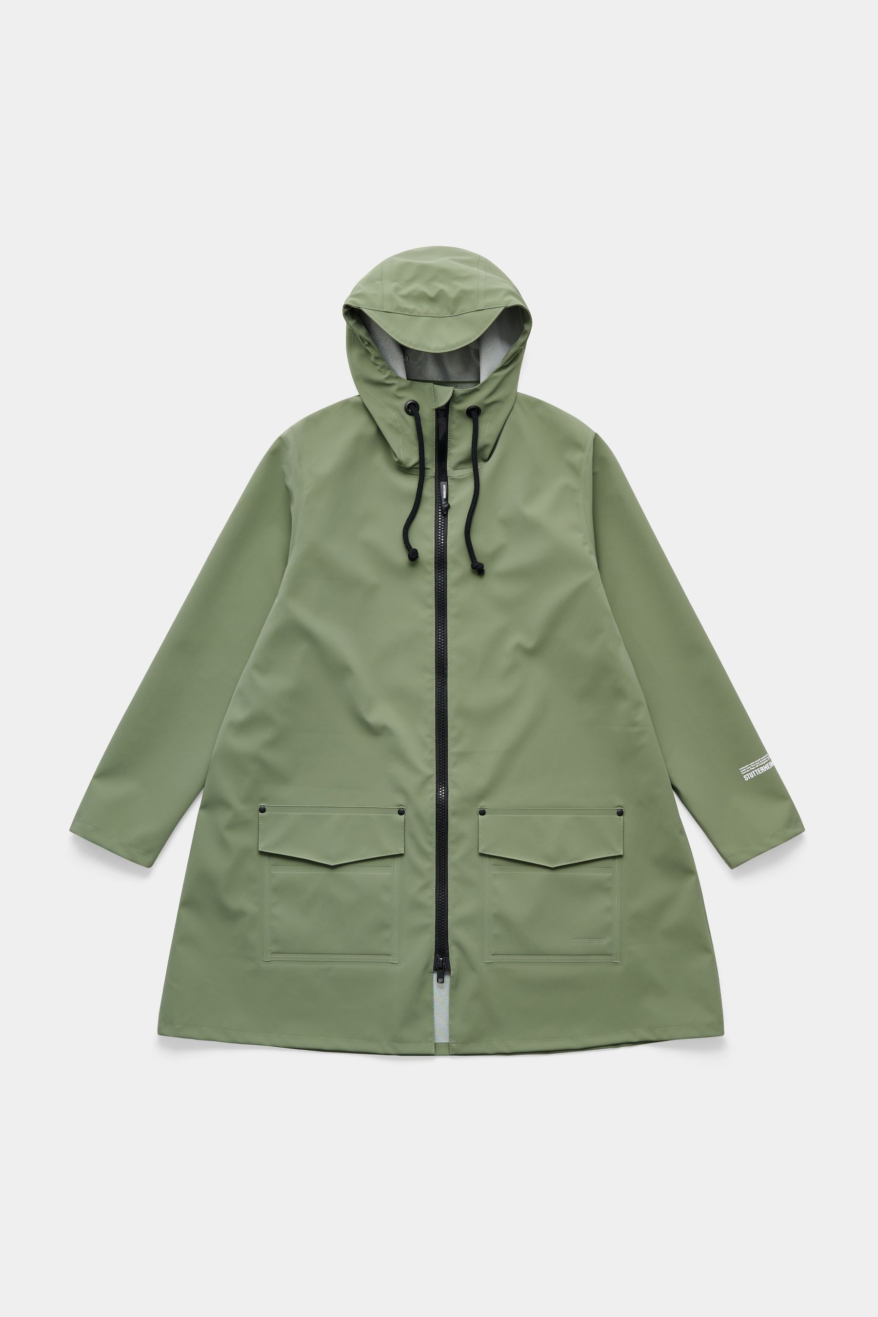 stutterheim mosebacke patch dry green women jackets
