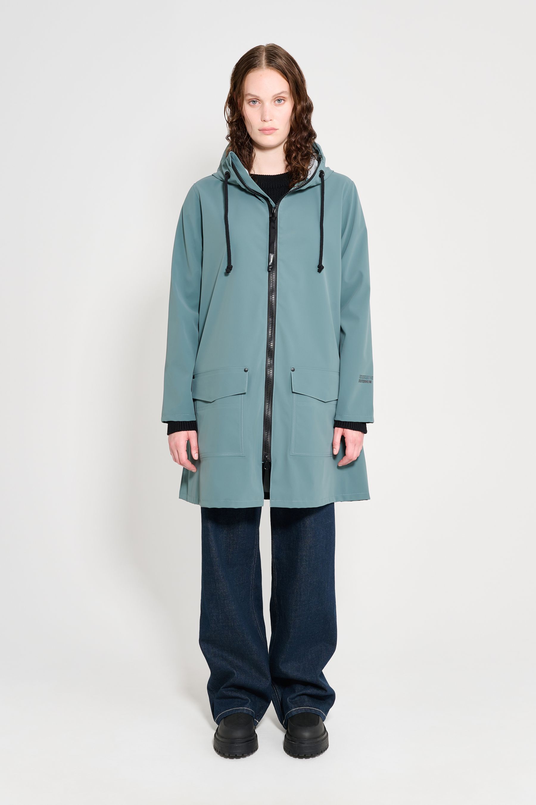 stutterheim mosebacke patch moon rock women jackets raincoats