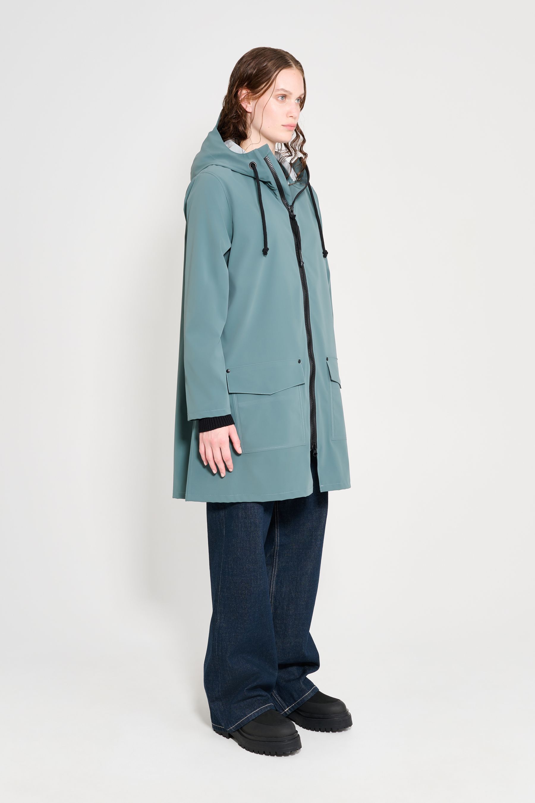 stutterheim mosebacke patch moon rock women jackets raincoats