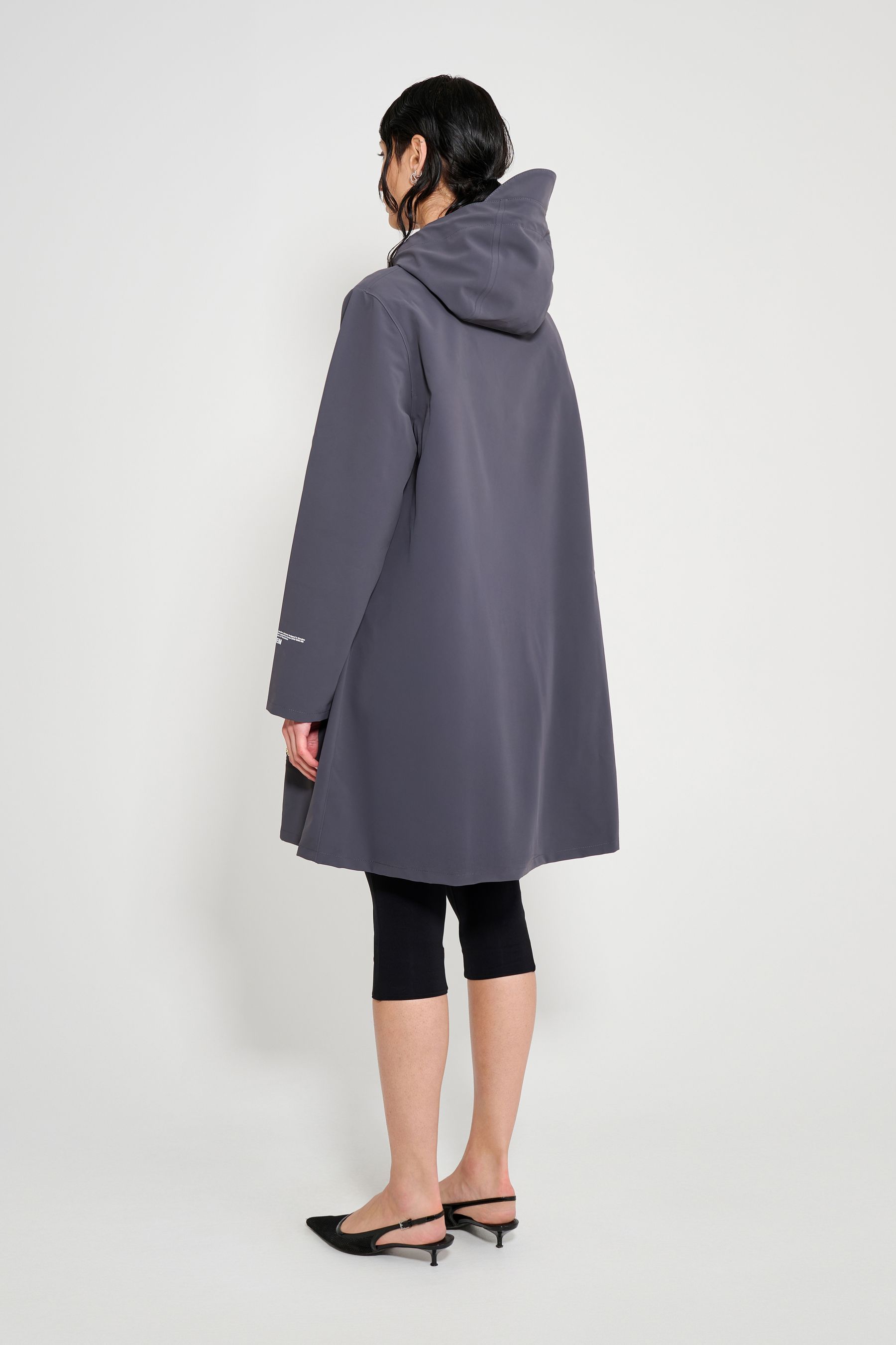 stutterheim mosebacke patch mystic blue women jackets raincoats