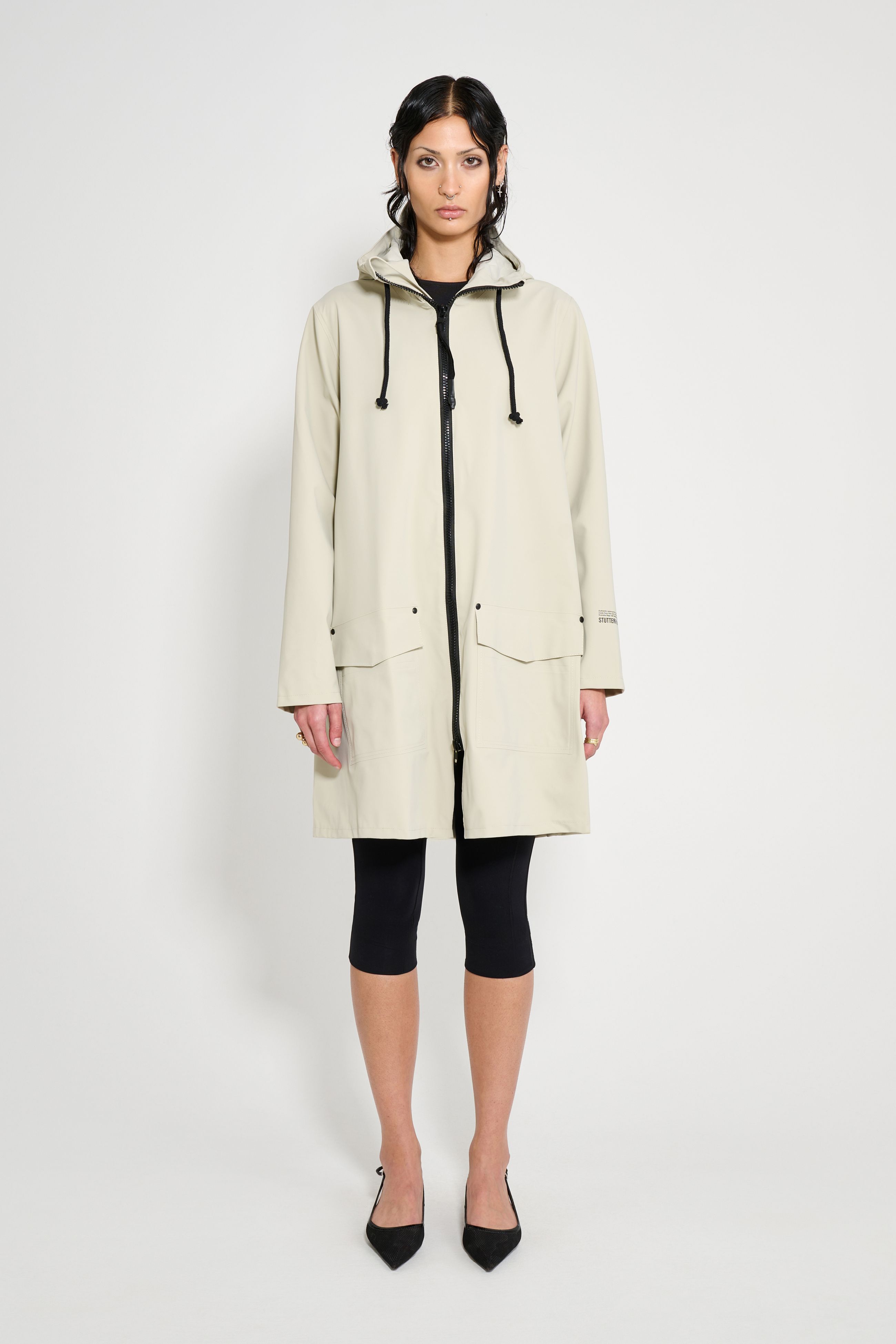 stutterheim mosebacke patch pelican women jackets raincoats